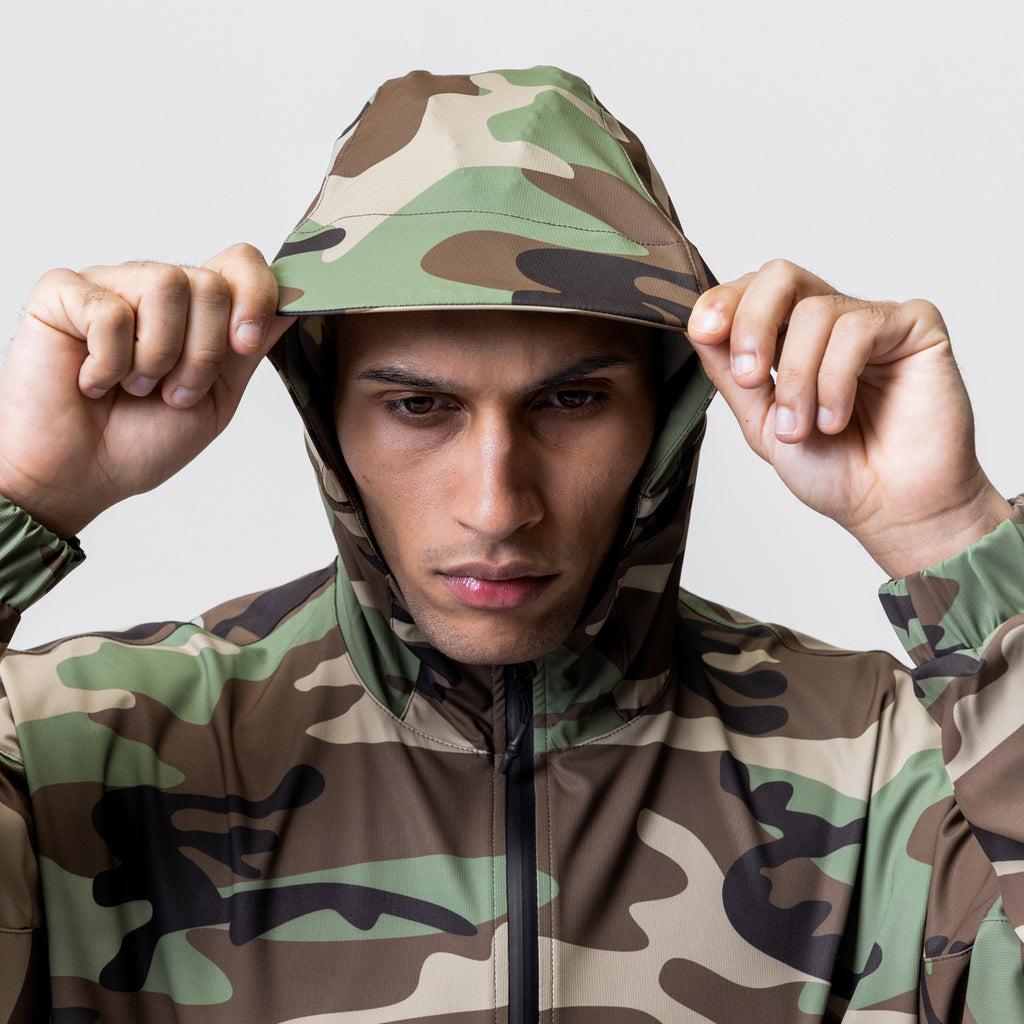 0717. Weather-Ready Anorak Jacket - Woodland Camo Product Image