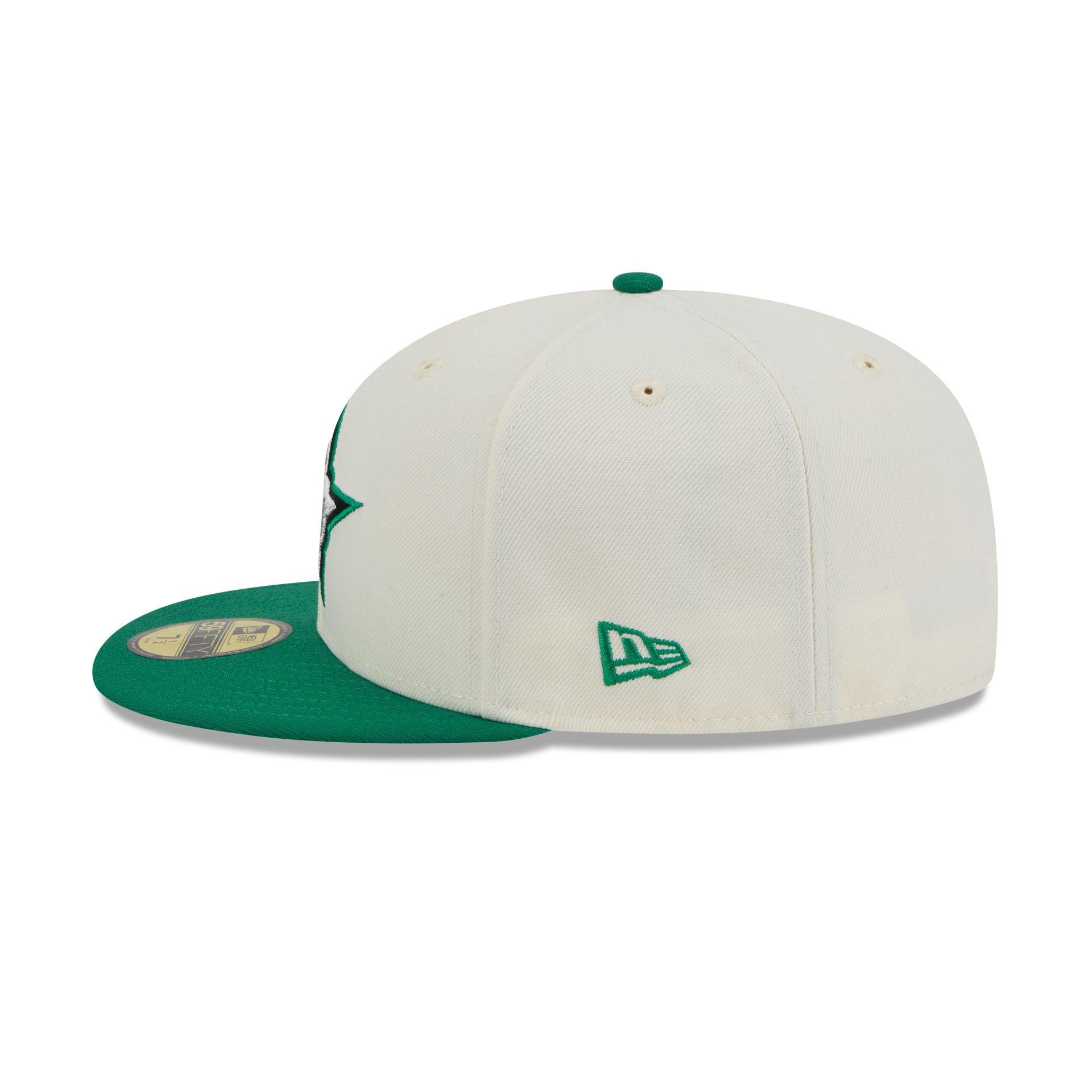 Dallas Stars Chrome White 59FIFTY Fitted Hat Male Product Image