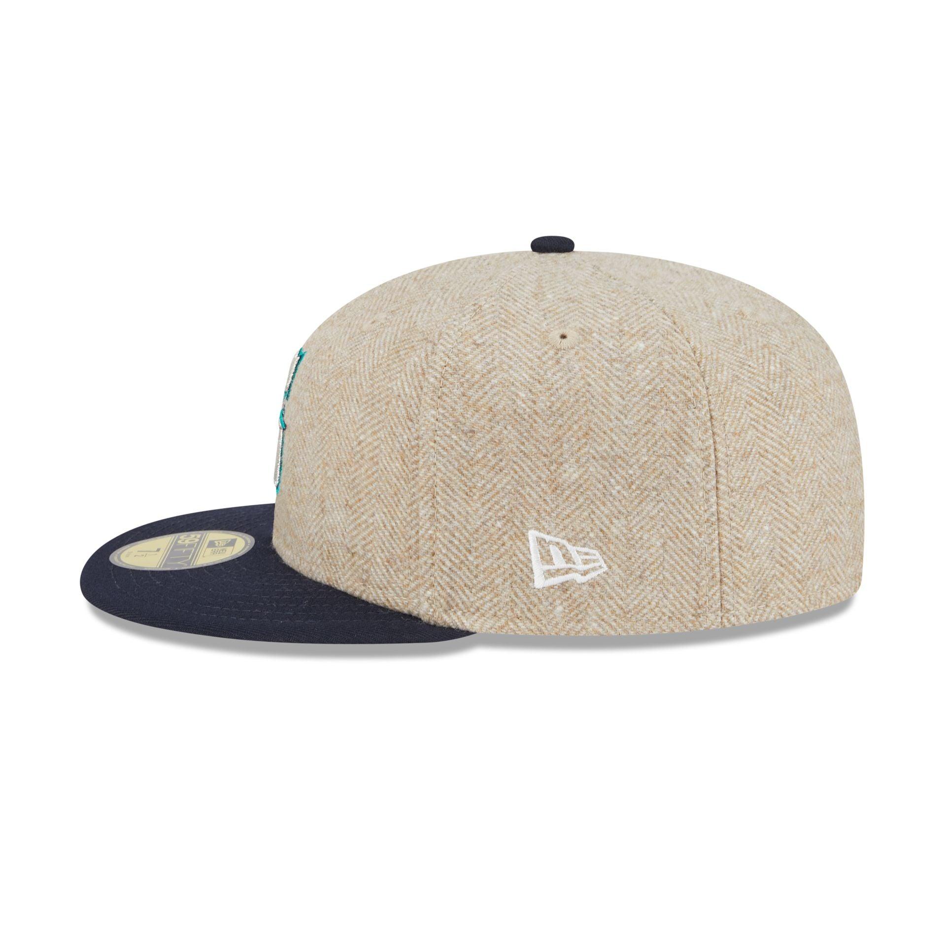 Seattle Mariners Herringbone Moon 59FIFTY Fitted Hat Male Product Image