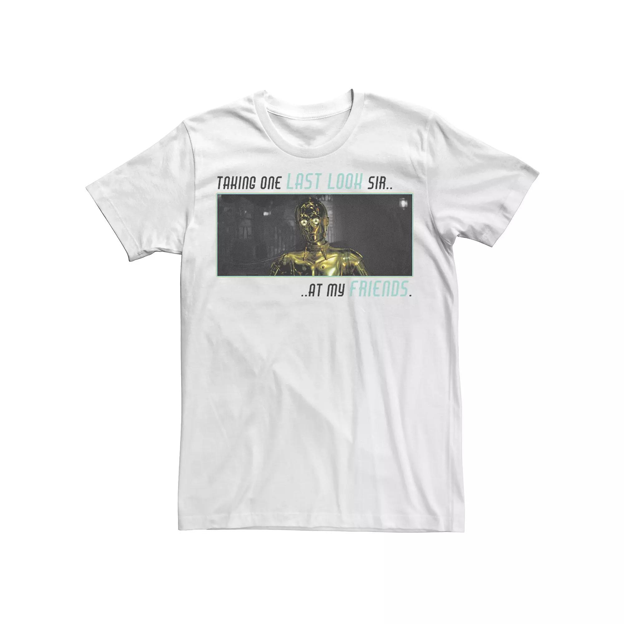 Men's Star Wars: The Rise Of Skywalker C-3PO Taking One Last Look Graphic Tee,  Product Image