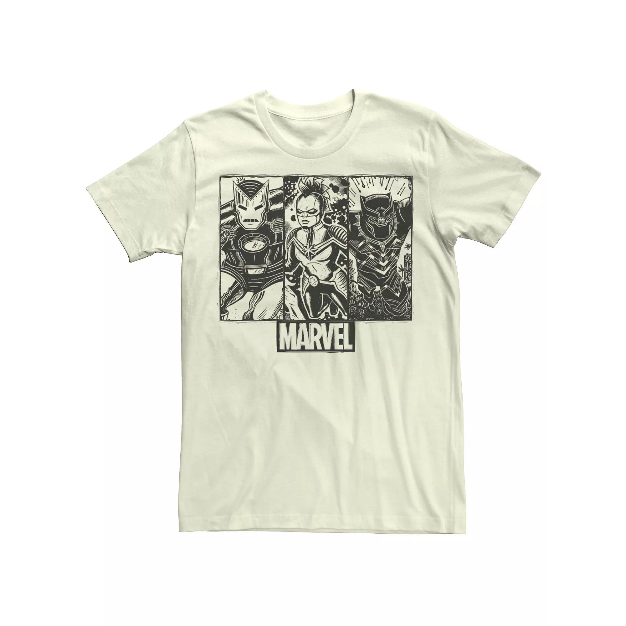 Men's Marvel Universe Trio Panels Tee,  Product Image