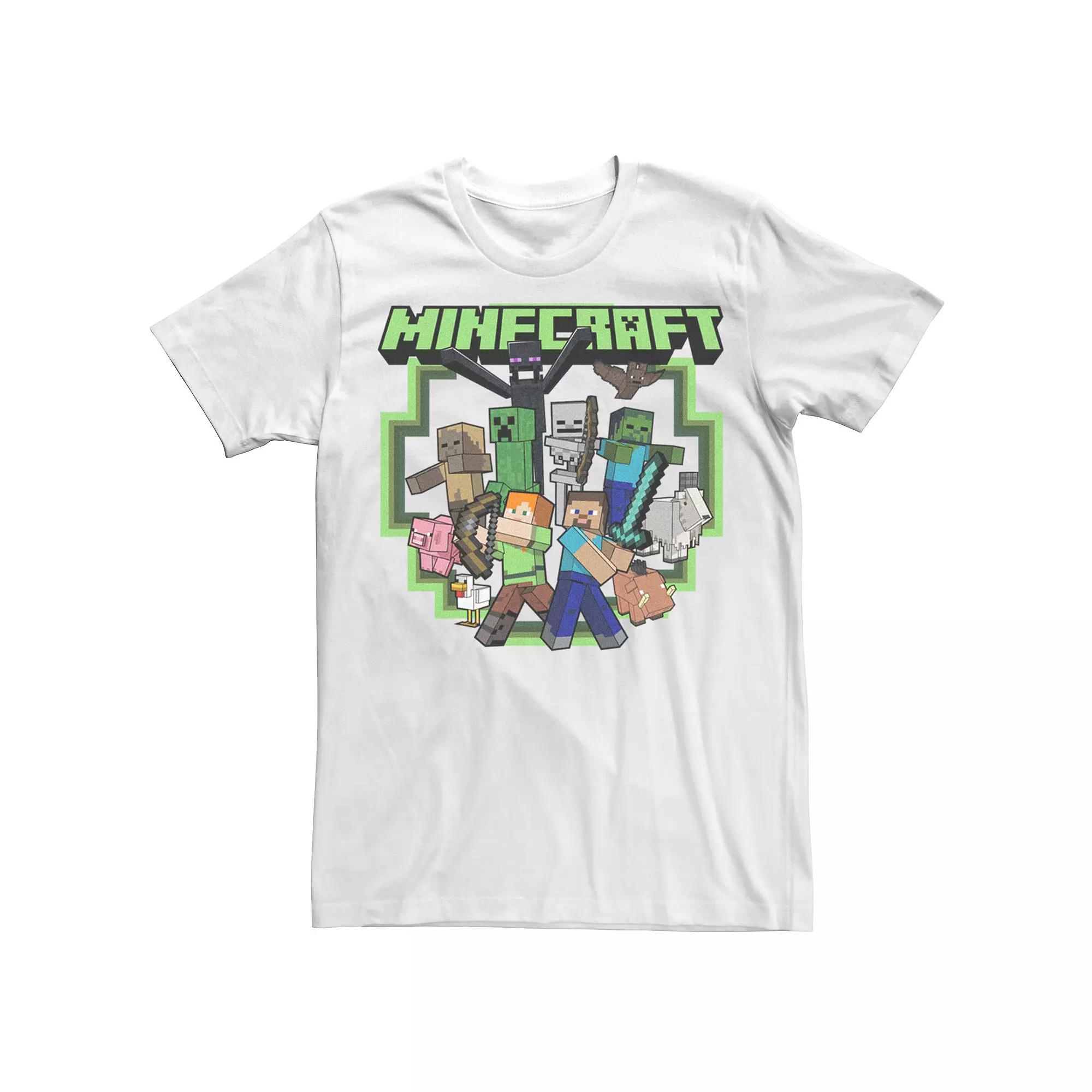 Men's Minecraft All Aboard Build Create Explore Tee,  Product Image