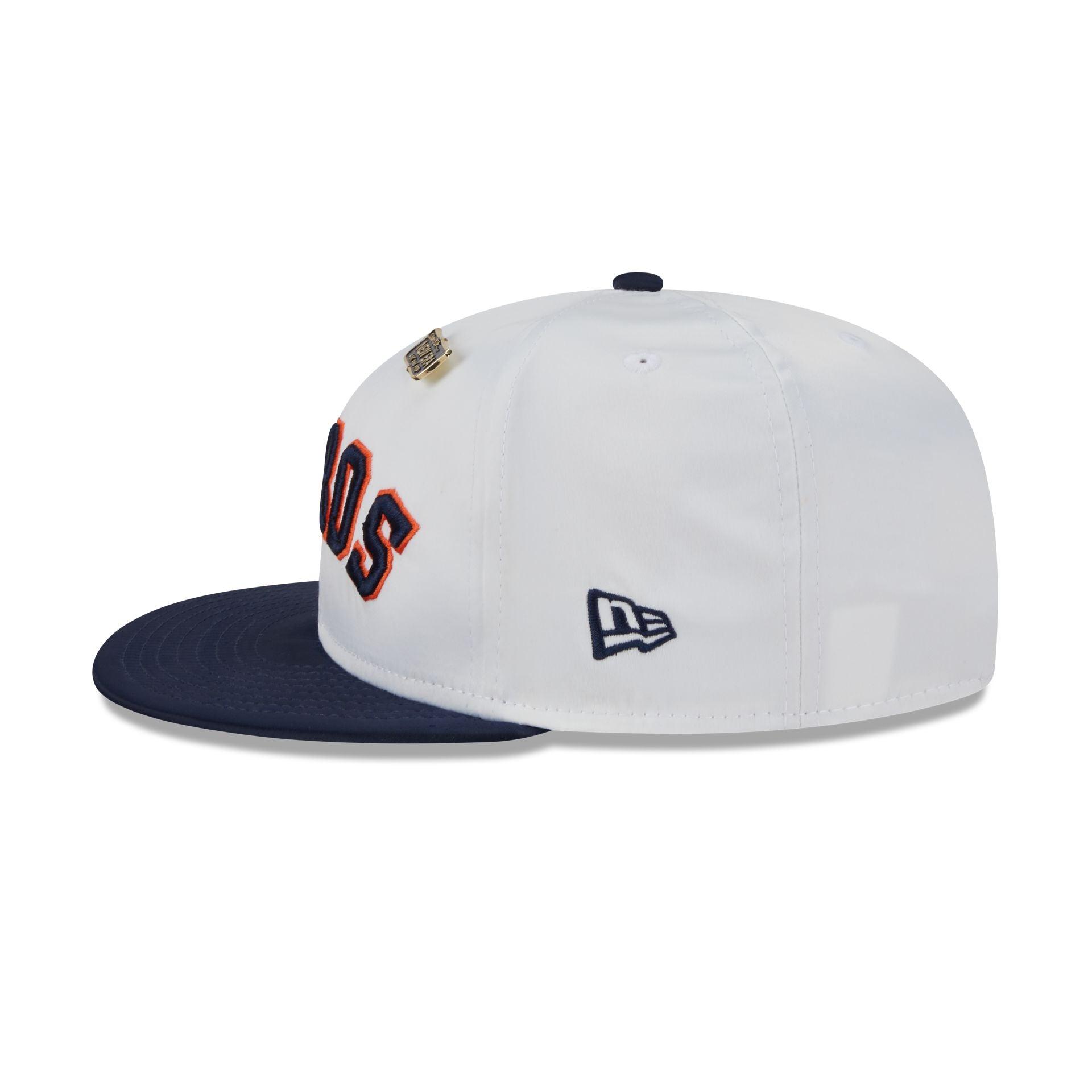 Houston Astros Satin Pin 9FIFTY Snapback Hat Male Product Image