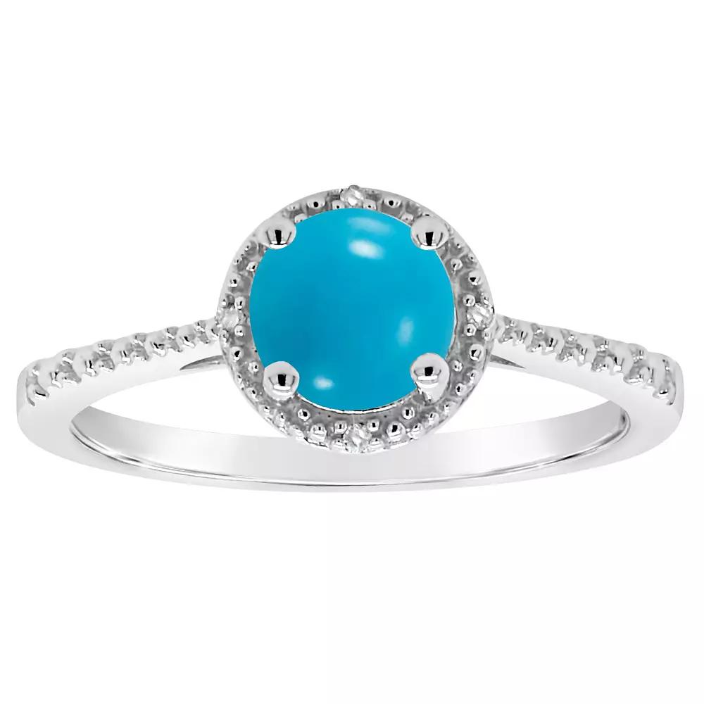 Celebration Gems Sterling Silver Freshwater Cultured Pearl and Diamond Accent Frame Ring, Women's,  Product Image