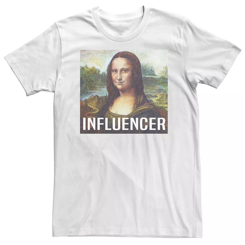 Big & Tall Trendy Mona Lisa "Influencer" Tee, Men's,  Product Image