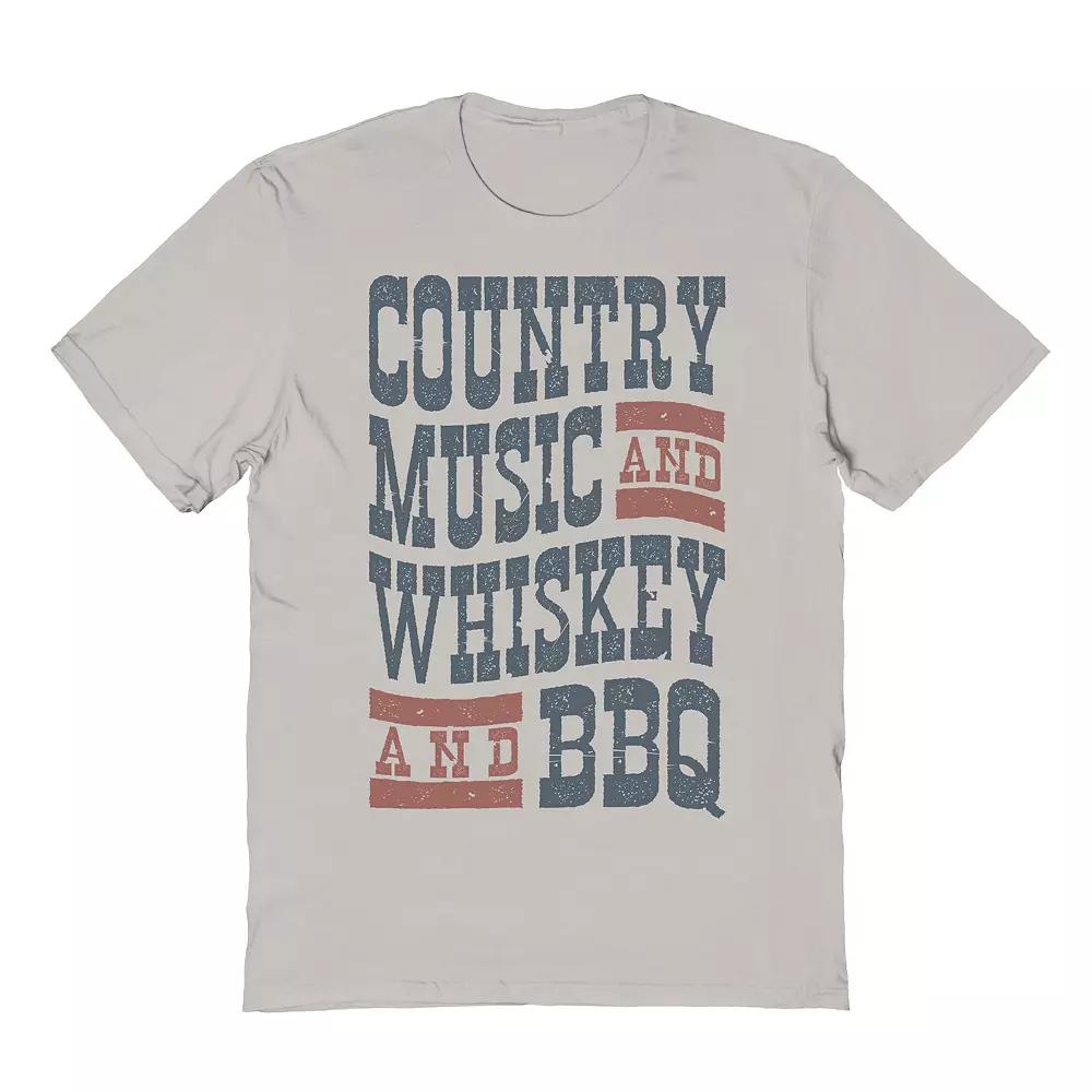 Men's COLAB89 Country Music & BBQ Graphic Tee,  Product Image