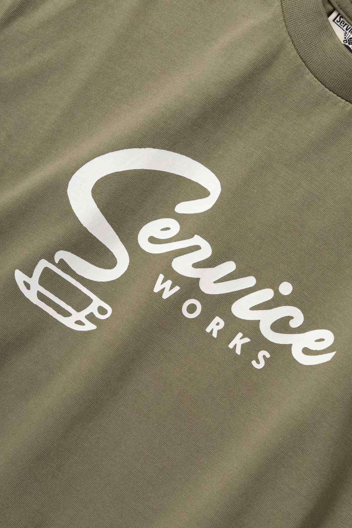 Service Works - Service Logo Tee - Olive Product Image