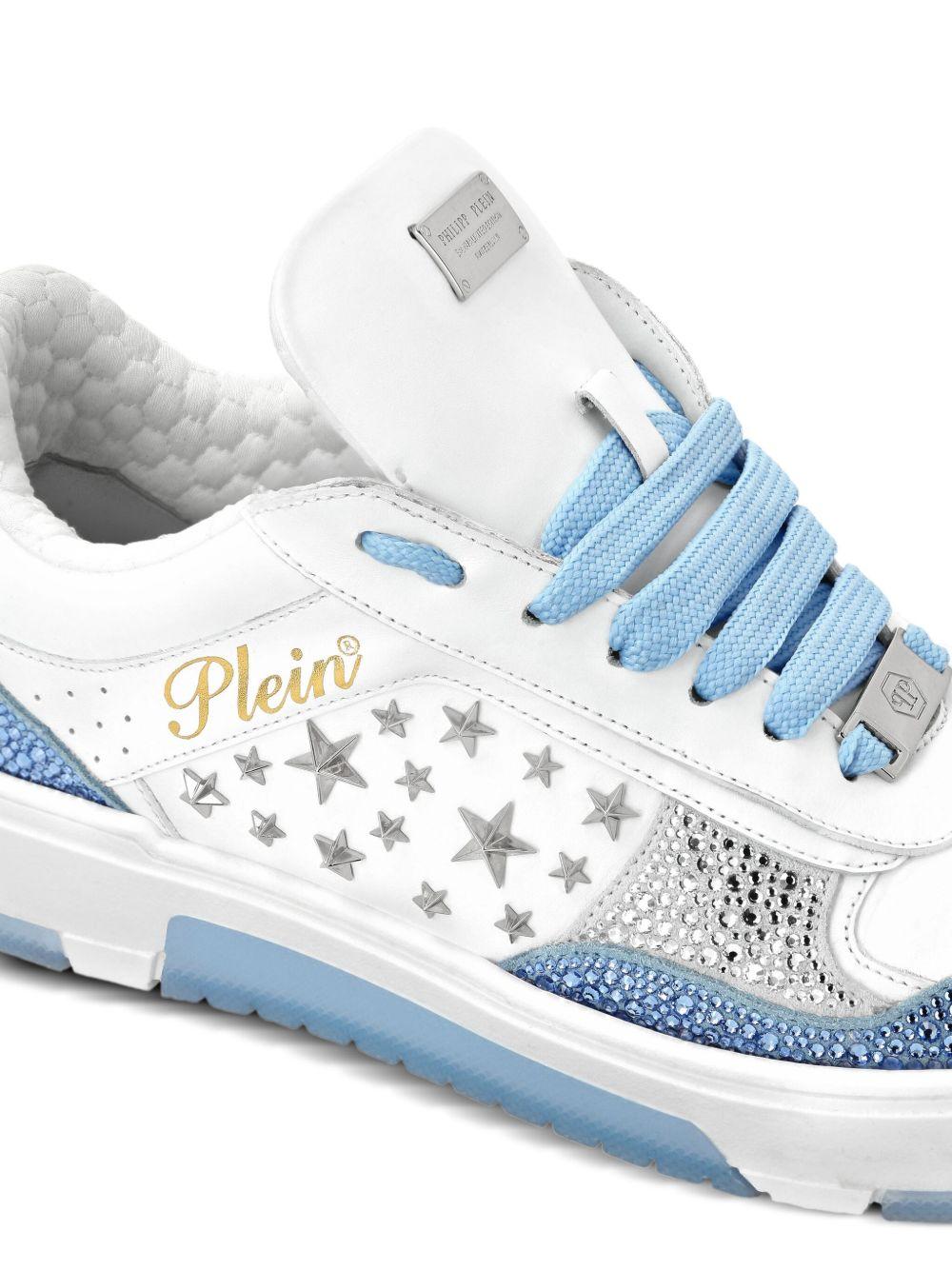 studded leather sneakers Product Image