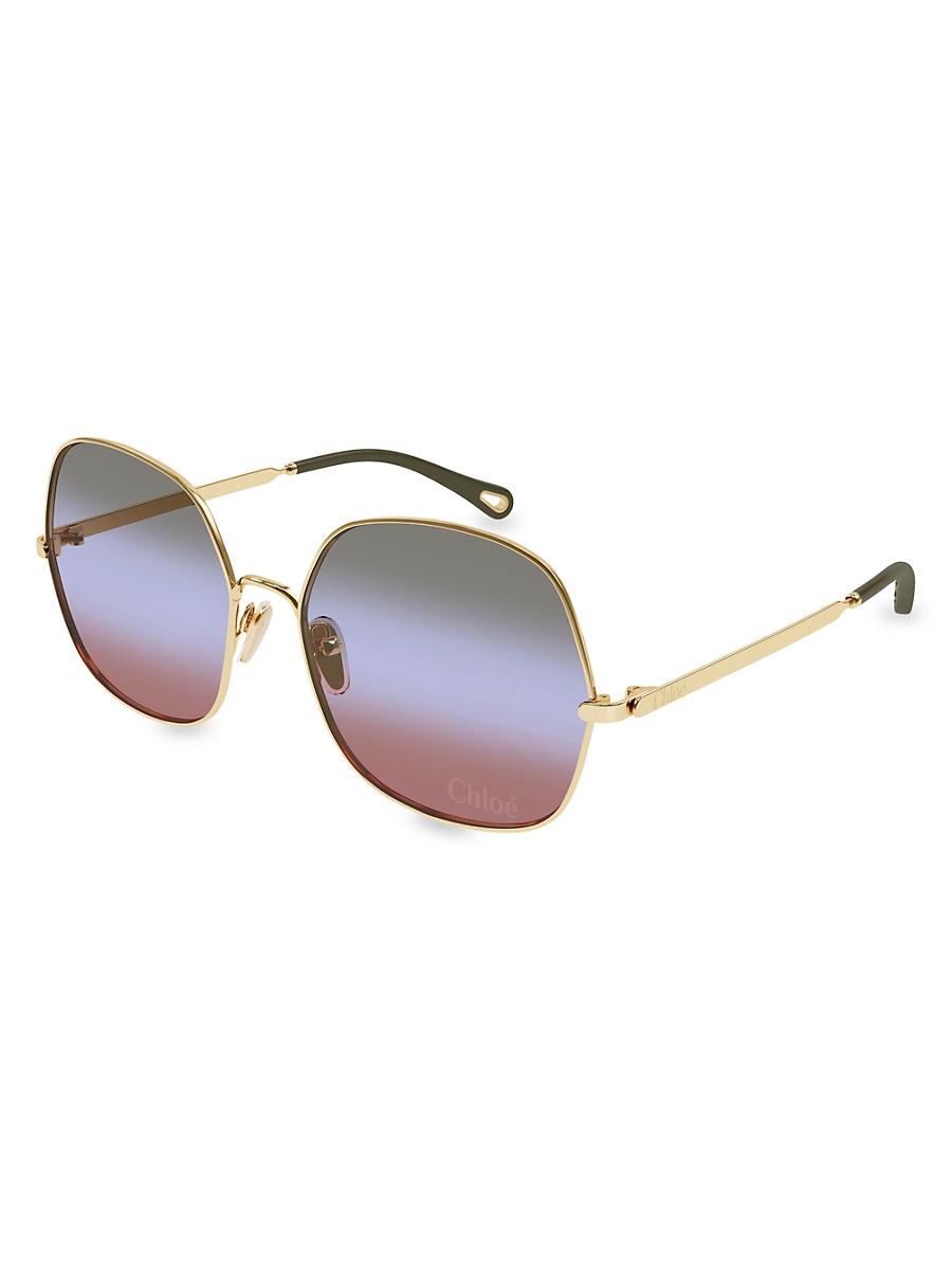 Womens Aly 60MM Square Sunglasses Product Image