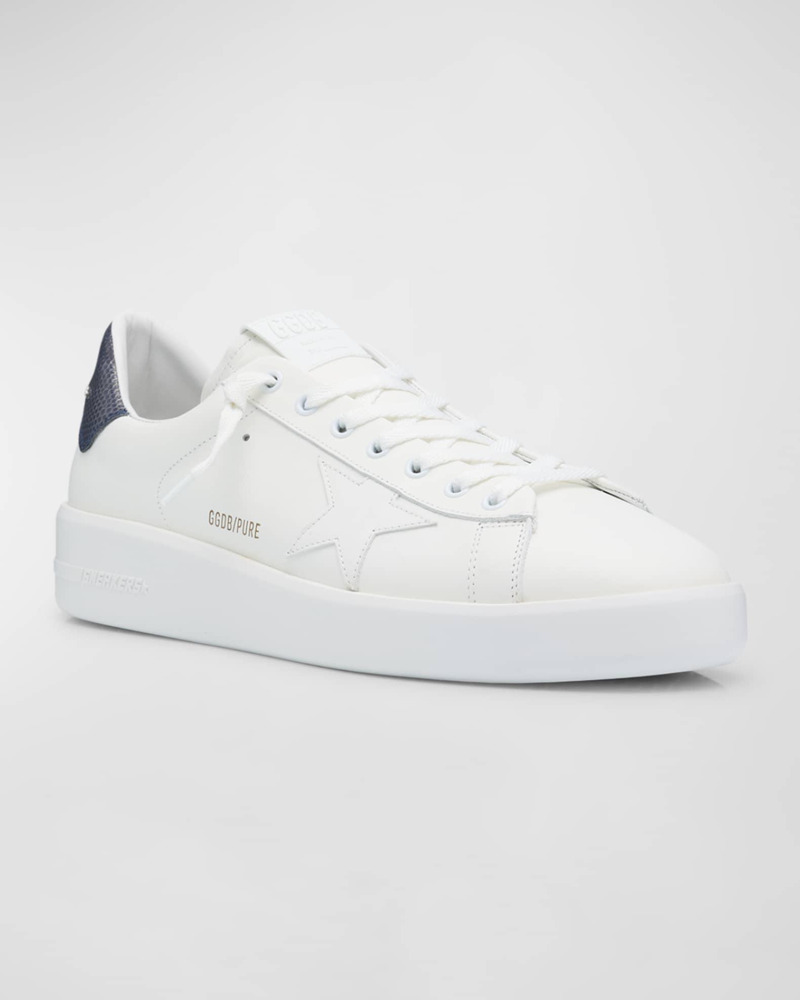 Men's Pure Star Leather Low-Top Sneakers Product Image