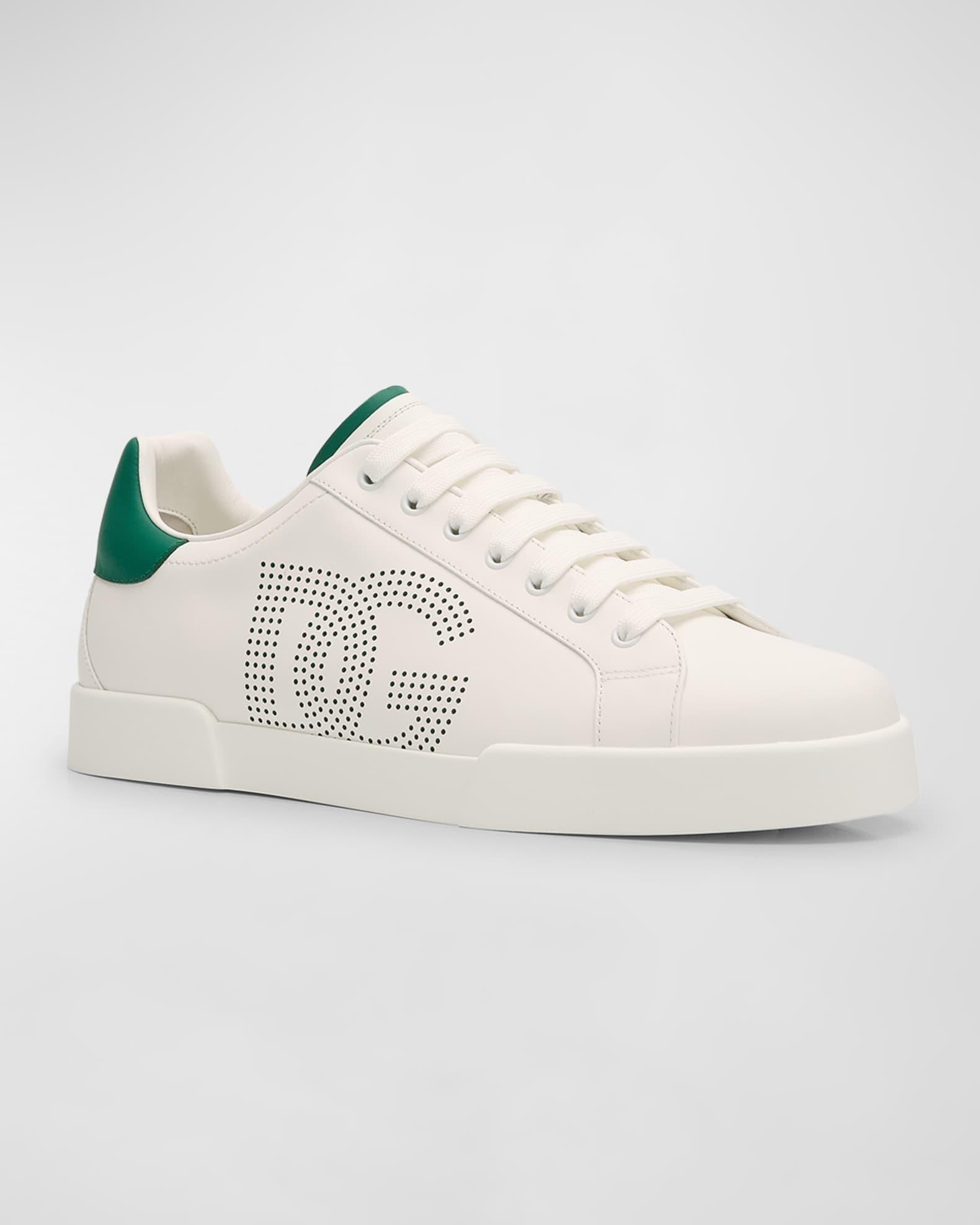 Men's Bicolor Leather DG Sneakers Product Image