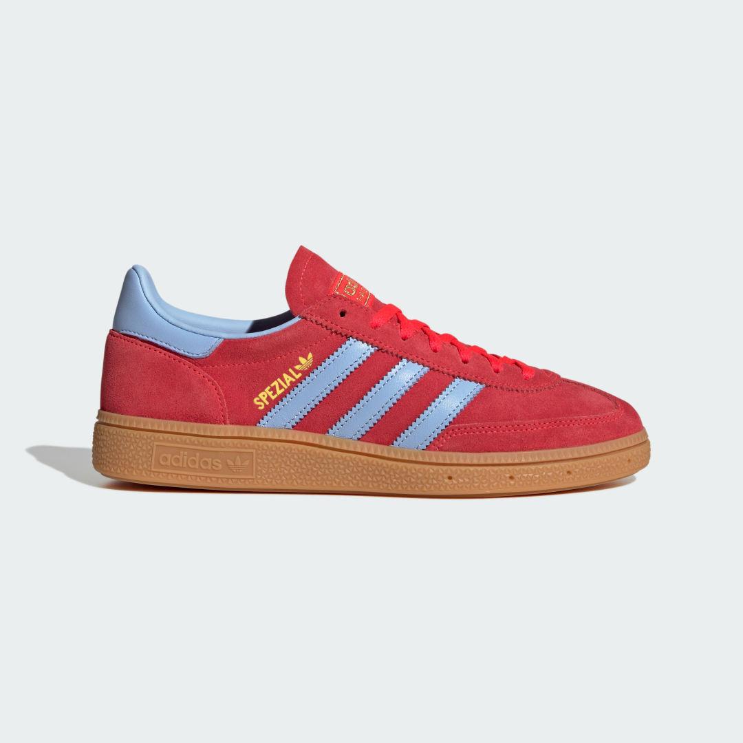 Womens adidas Handball Spezial Athletic Shoe - Lucid / Glow Blue / Gum Product Image