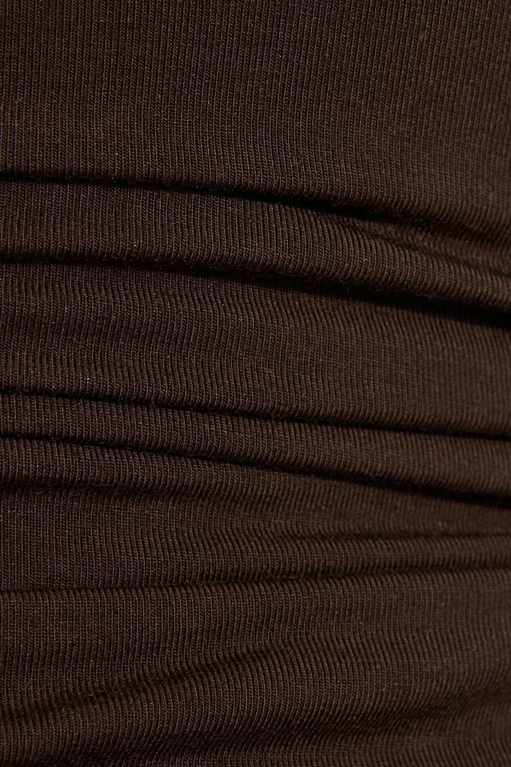 Ruched Drop Waist Romper Dress Product Image