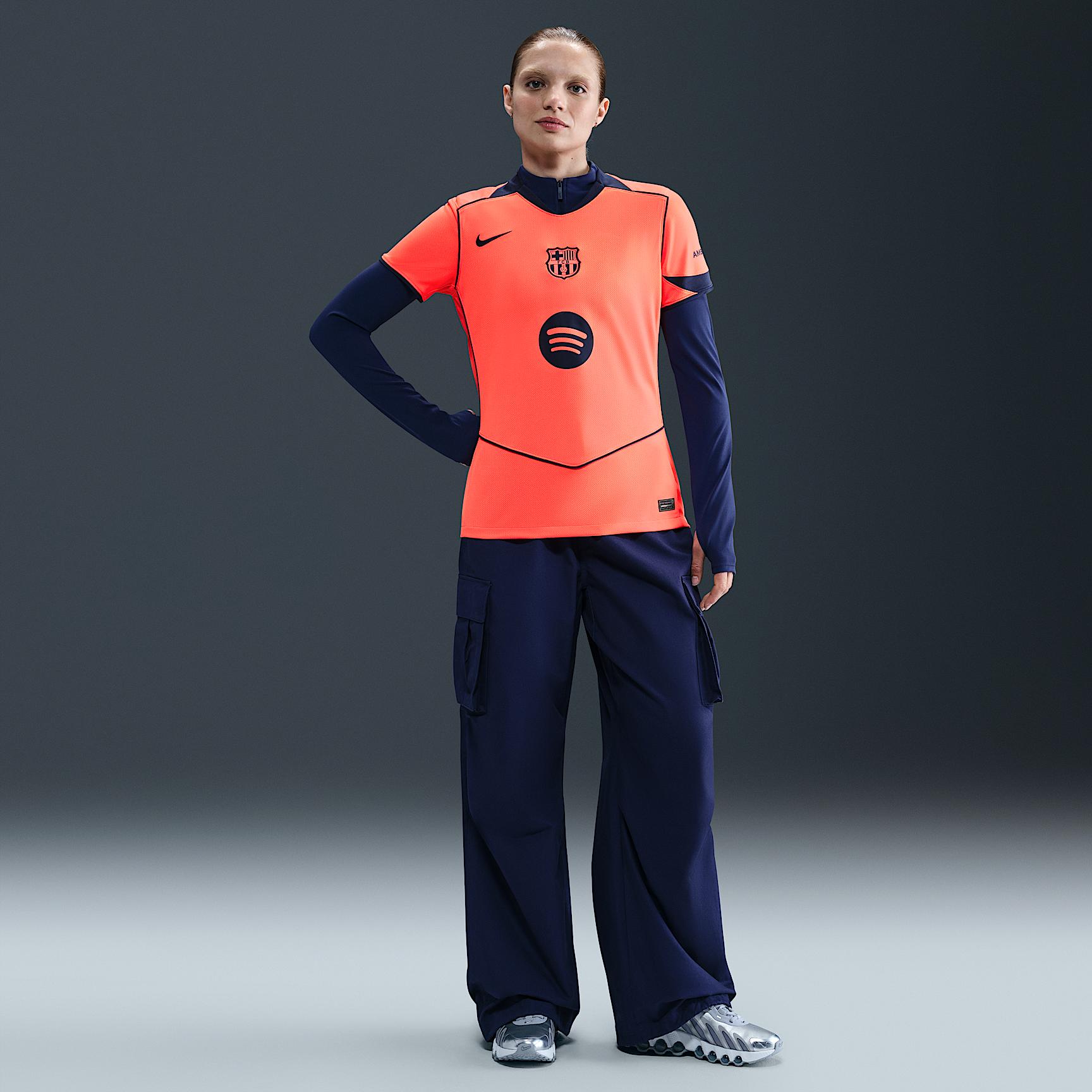 FC Barcelona 2025/26 Stadium Third Nike Womens Dri-FIT Total 90 Soccer Replica Jersey | HM3240-855 Product Image