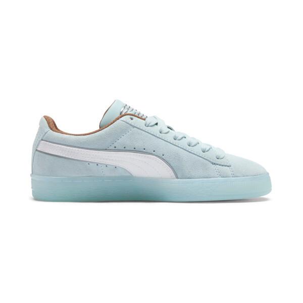 PUMA Suede NYC Women's Sneakers in Frosted Dew/White/Haute Coffee Product Image