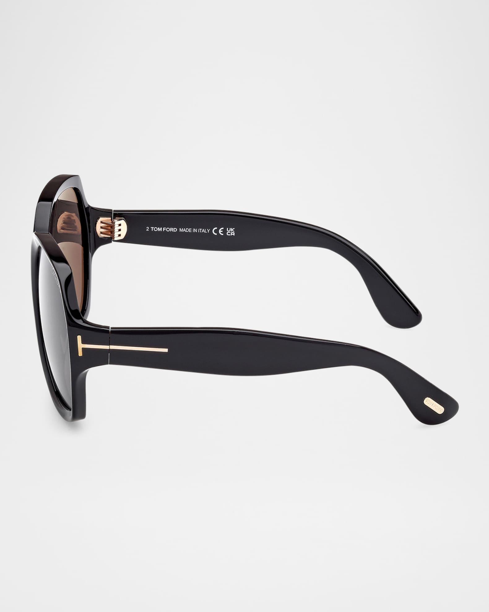 Saffron Acetate Round Sunglasses Product Image