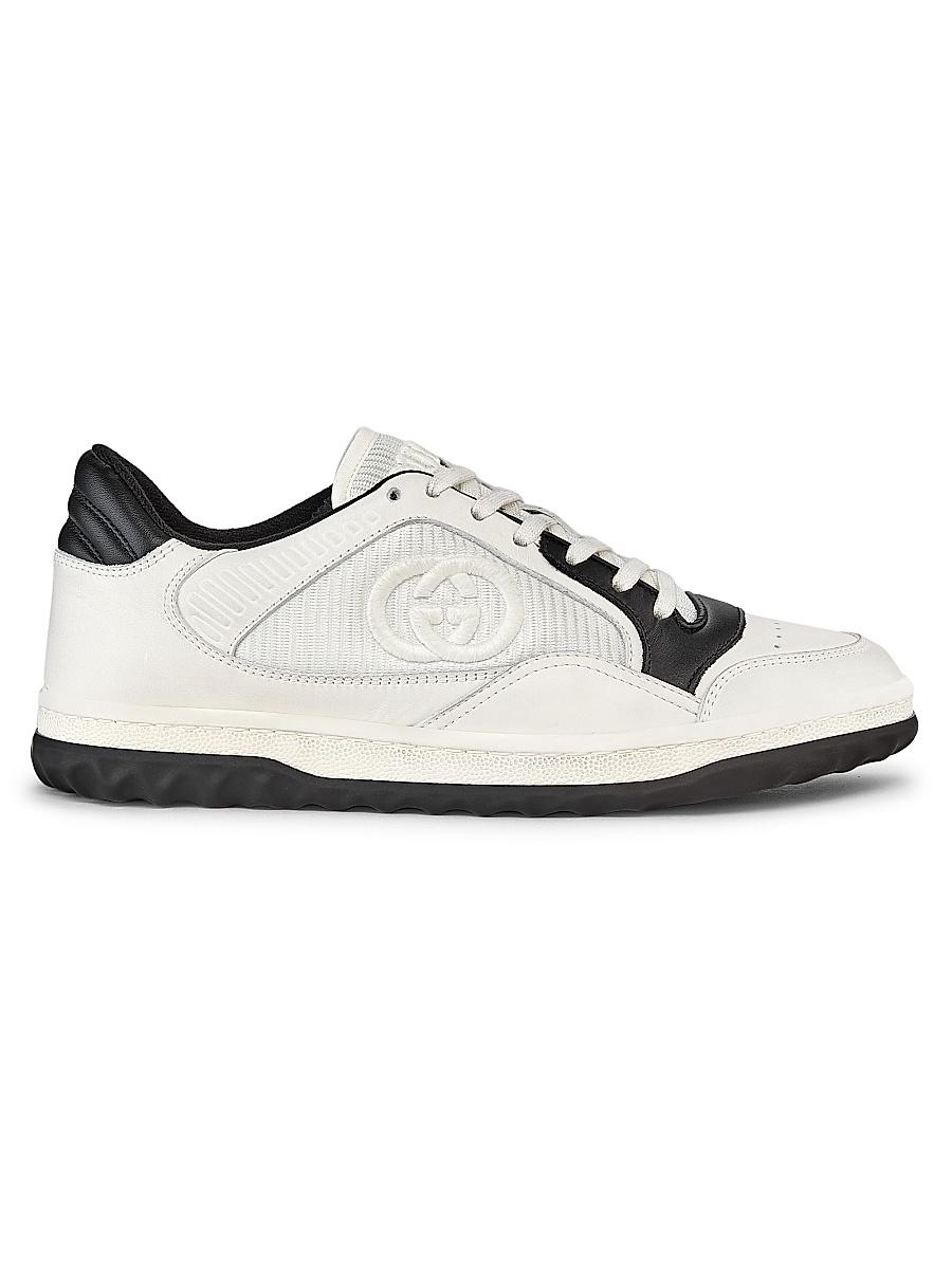 Bicolor Leather Low-Top Sneakers Product Image