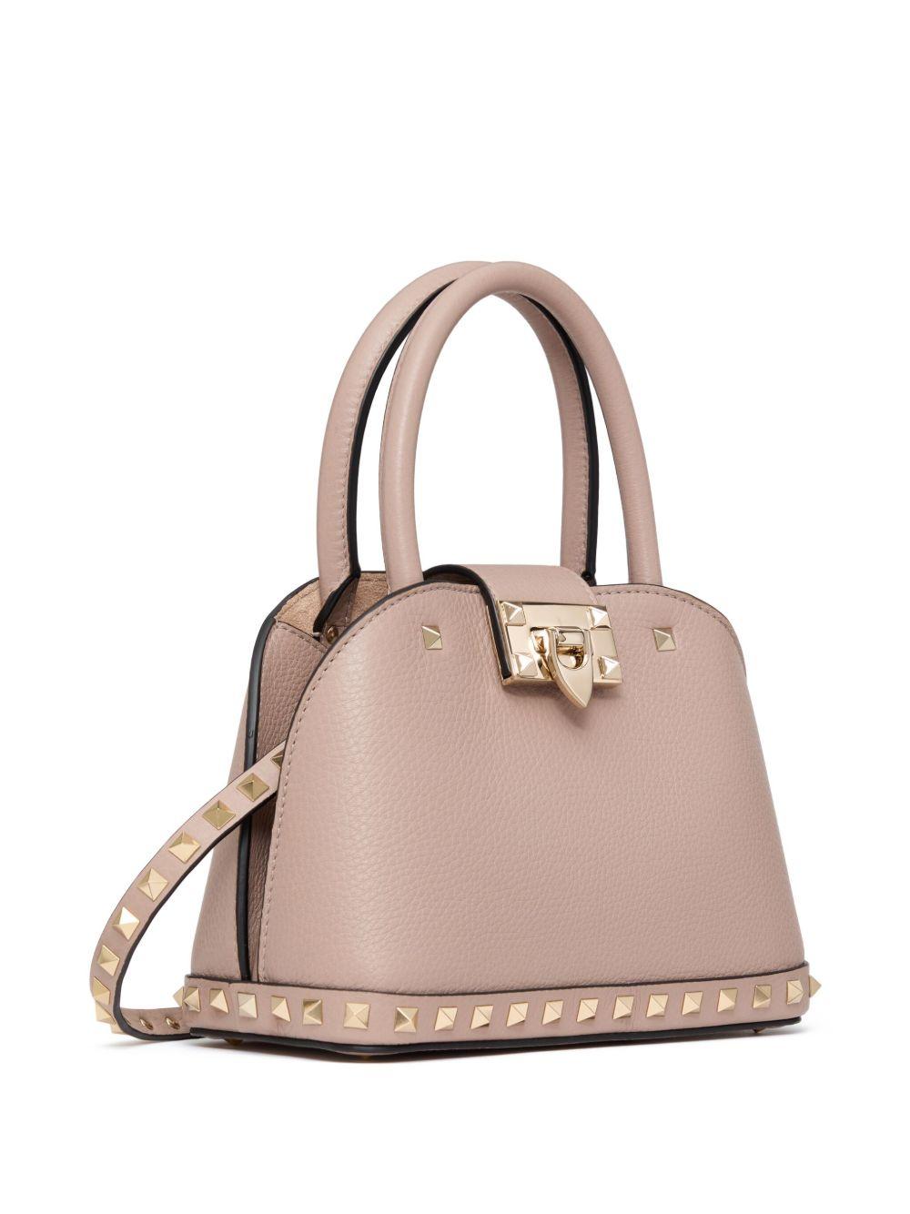 rockstud leather tote bag Product Image