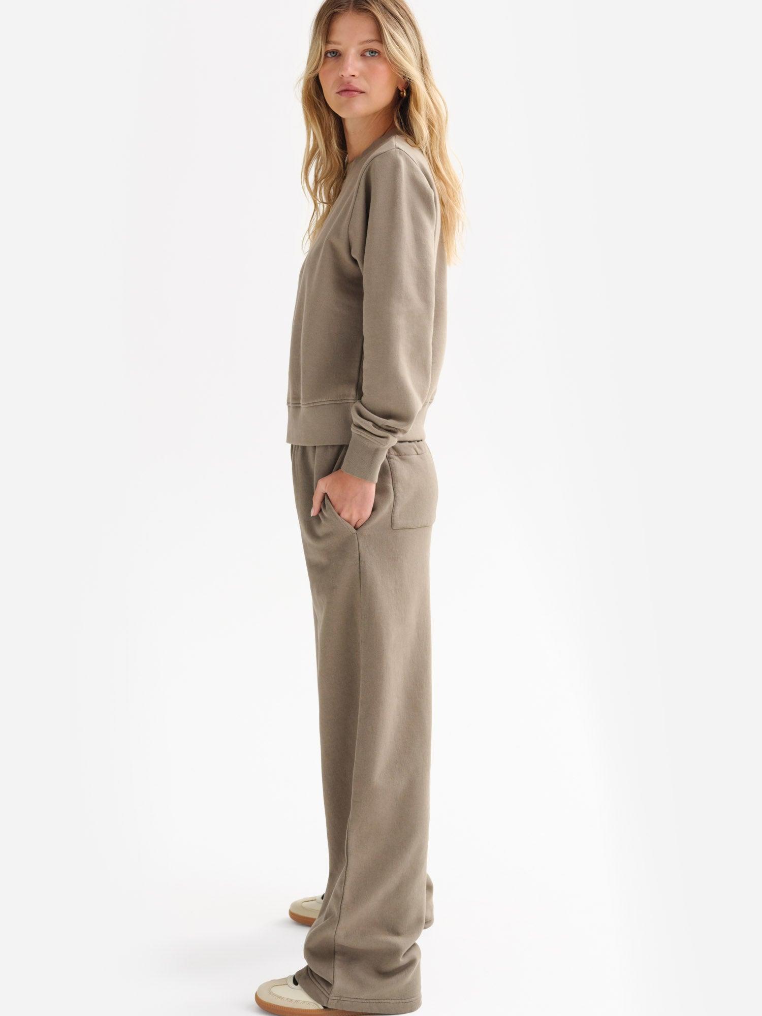 Organic Fleece Straight Leg Sweatpant Female Product Image