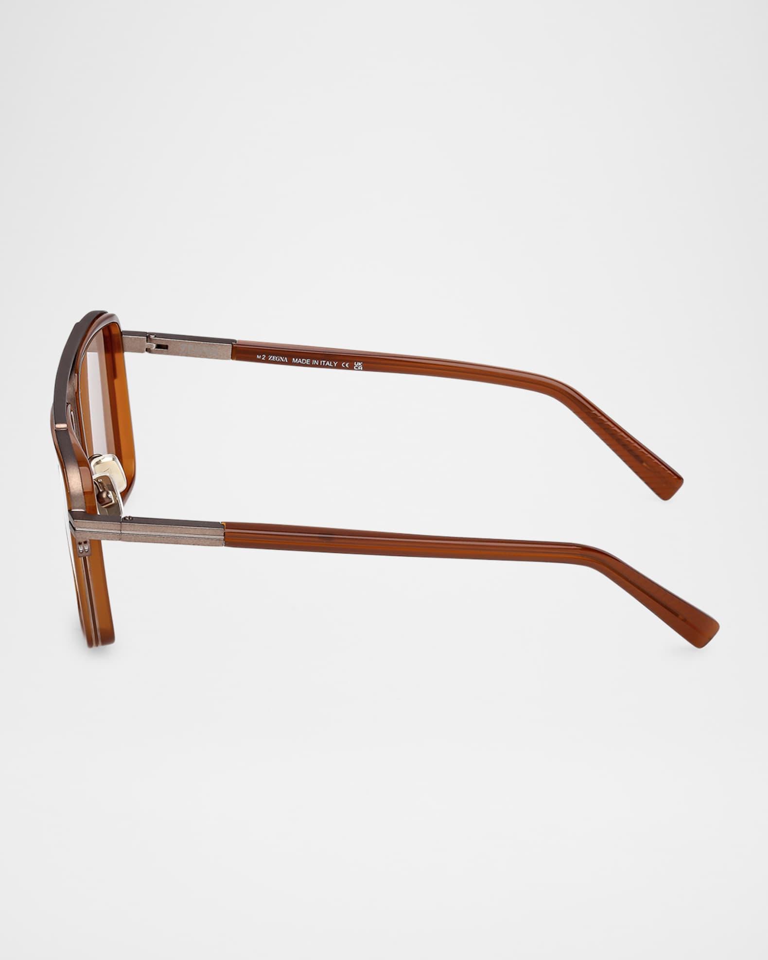 Mens Metal Aviator Sunglasses Product Image