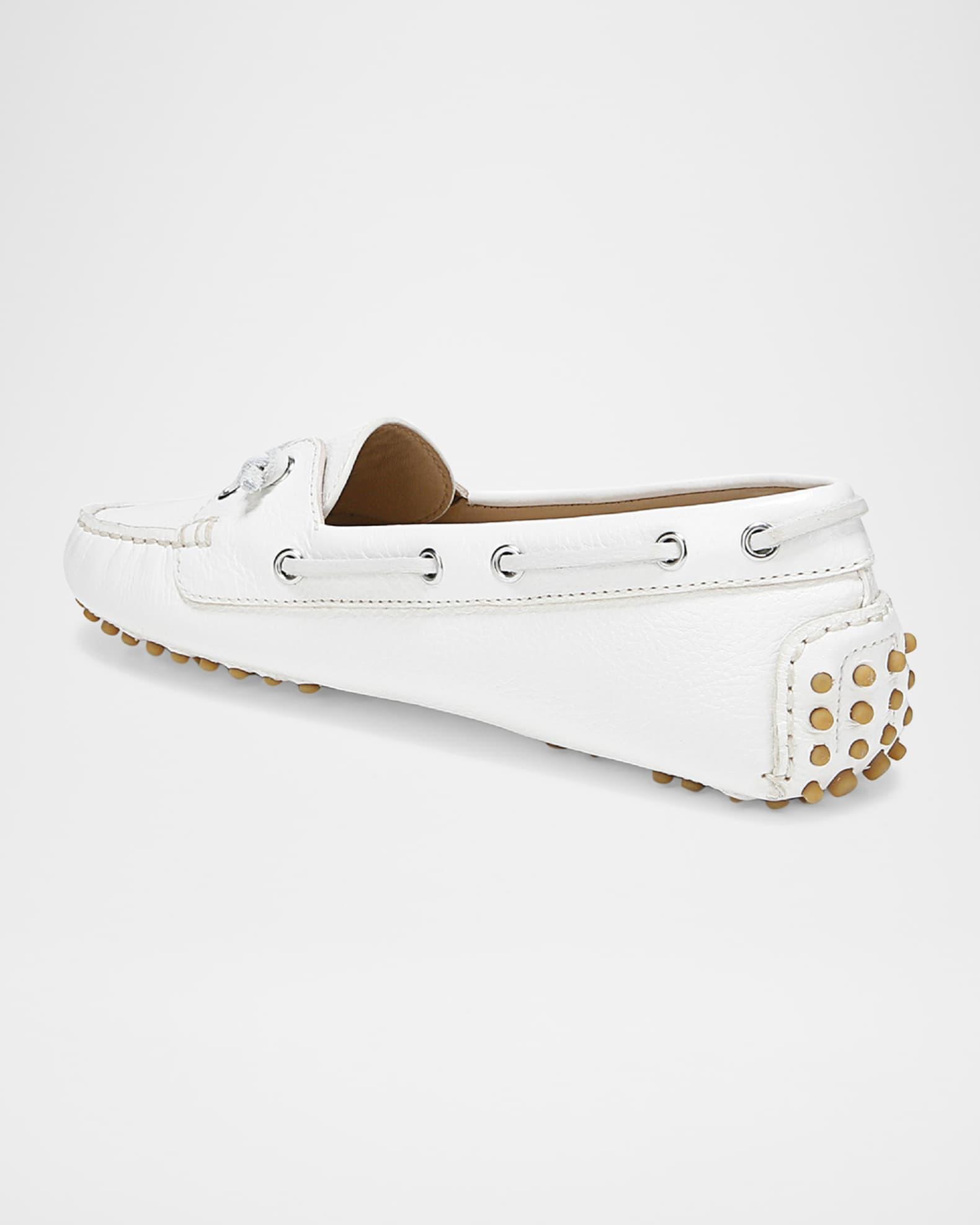Jia Leather Driver Boat Loafers Product Image