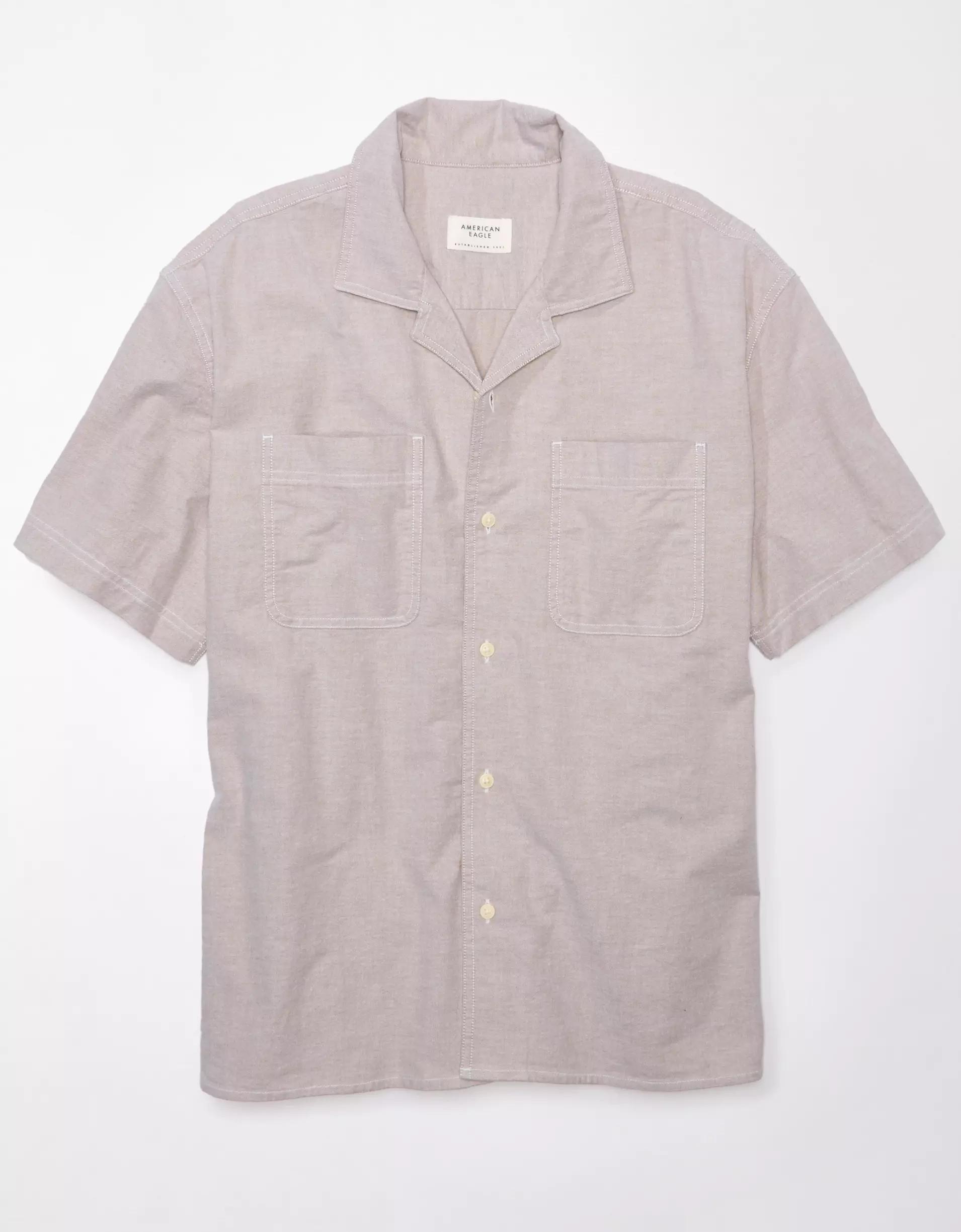 AE Poolside Button-Up Shirt Product Image