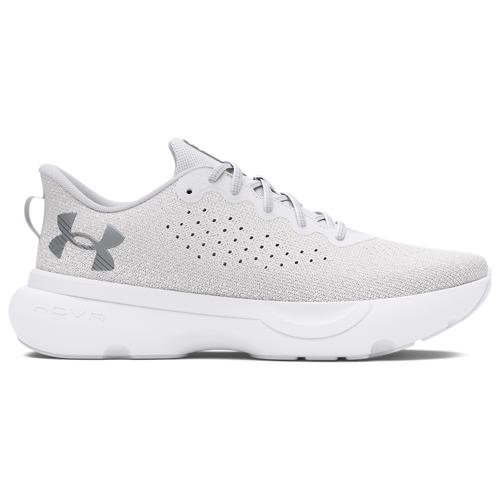 Under Armour Womens Under Armour Infinite - Womens Running Shoes White/Metallic Silver/White Product Image