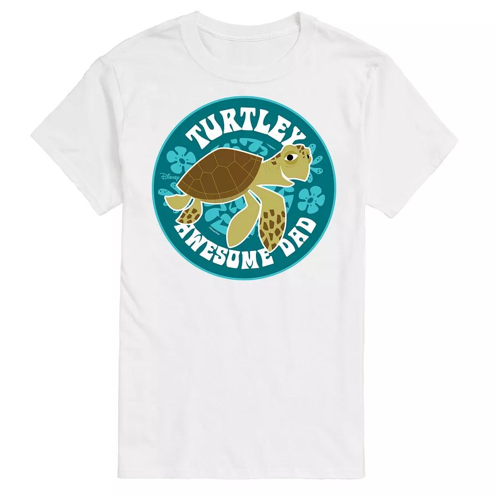 Disney/Pixar Finding Nemo Men's Turtley Awesome Dad Graphic Tee,  Product Image