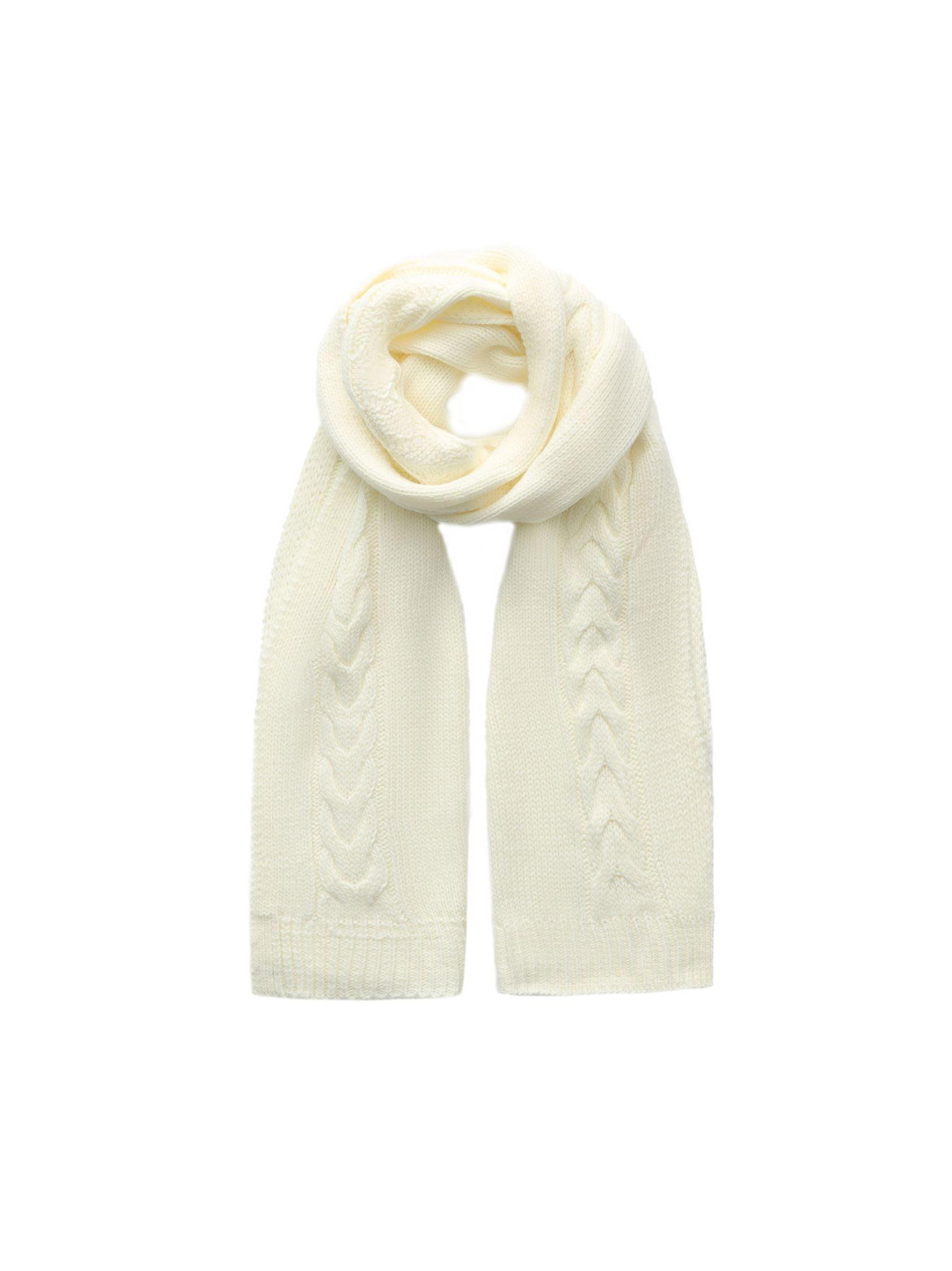 Addison Coat + Scarf Set (White) (Final Sale) Product Image