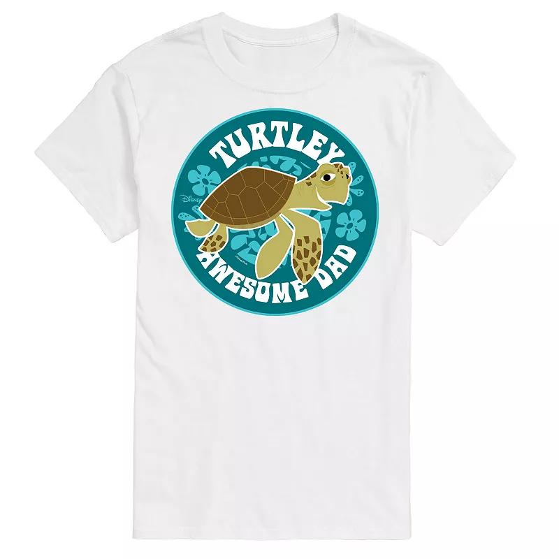 Disney/Pixar Finding Nemo Men's Turtley Awesome Dad Graphic Tee,  Product Image