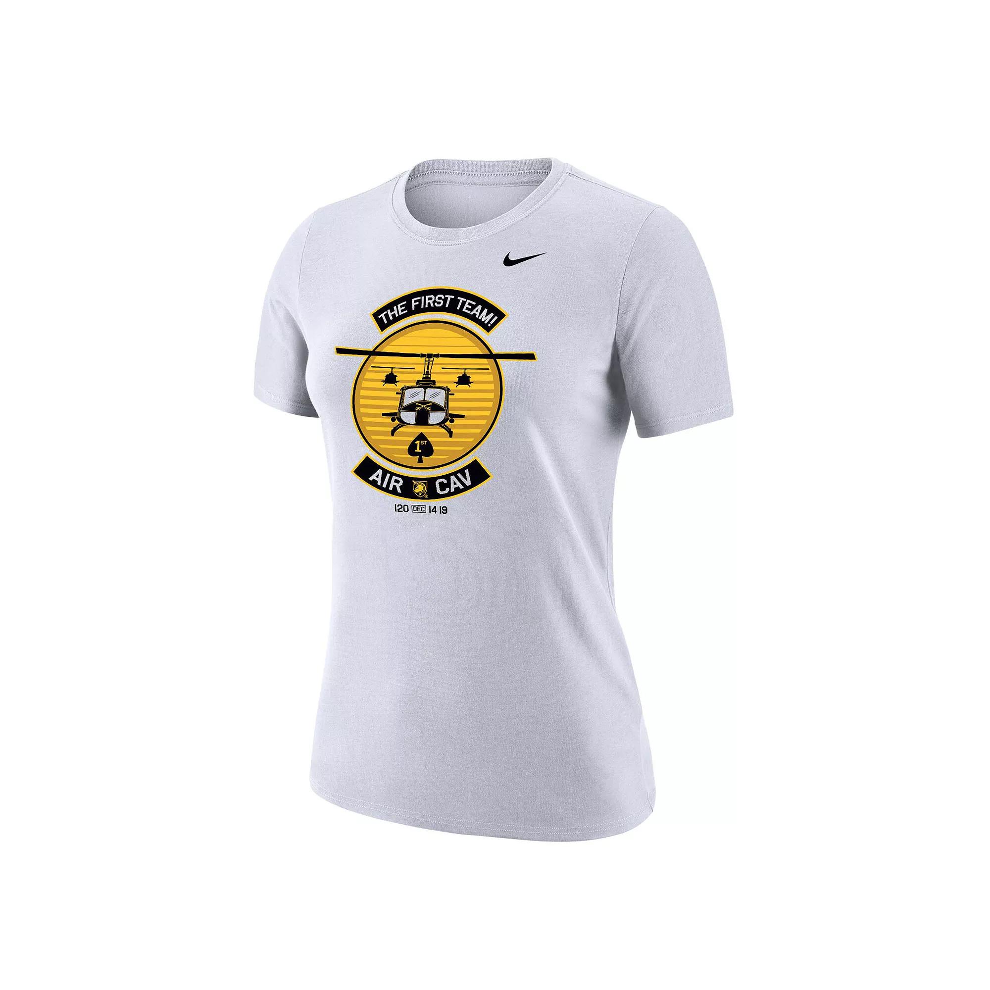 Womens Nike White Army Black Knights 1st Air Cavalry Division Helicopter T-Shirt Product Image