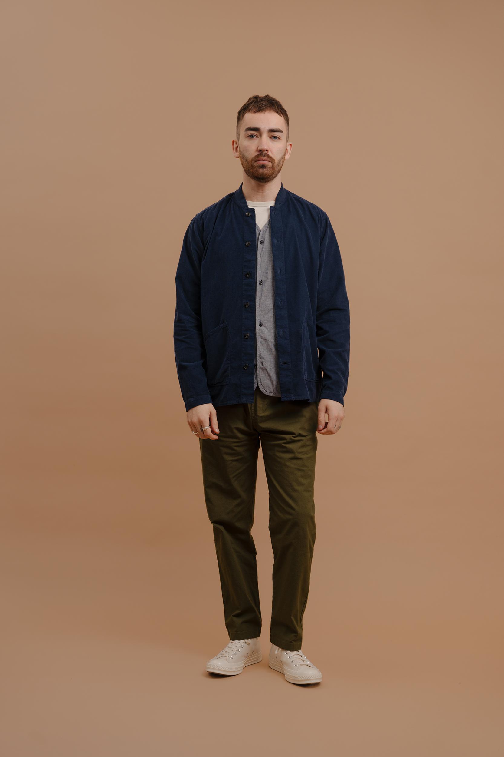 Organic Cord Baseball Overshirt Product Image