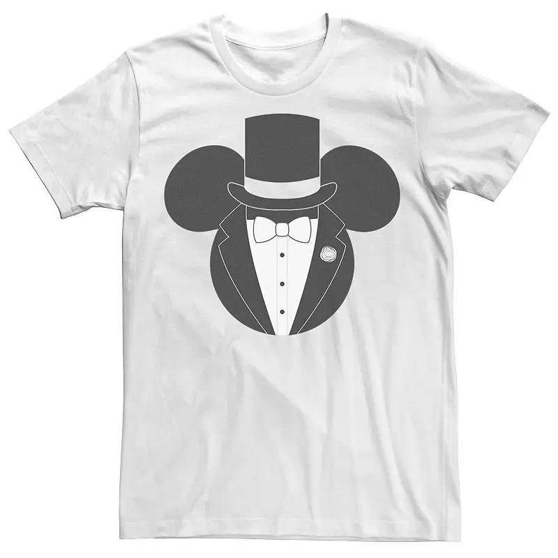 Disney's Mickey Mouse Tuxedo Head Portrait Men's Tee,  Product Image
