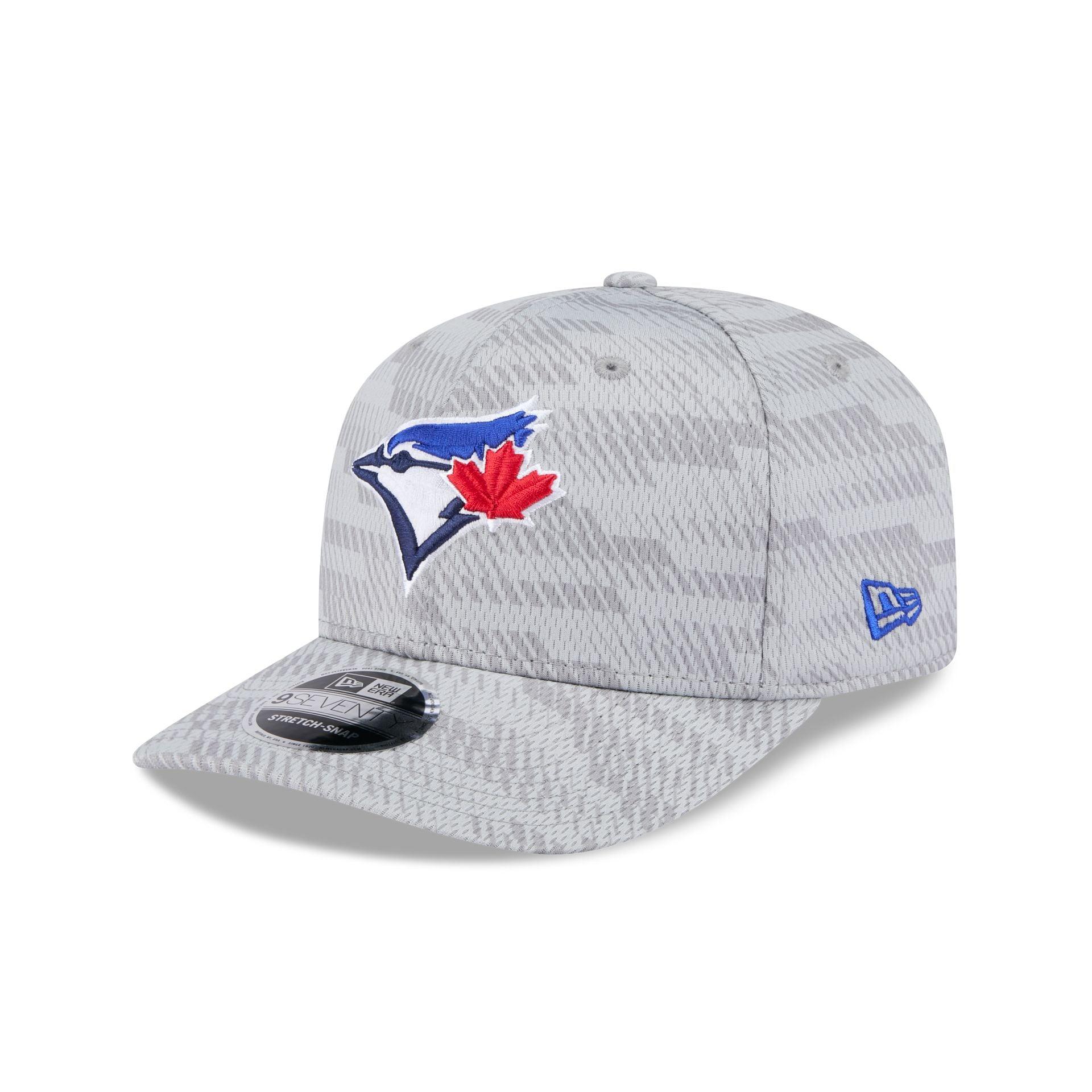 Toronto Blue Jays 2025 Clubhouse Gray 9SEVENTY Stretch-Snap Hat Male Product Image