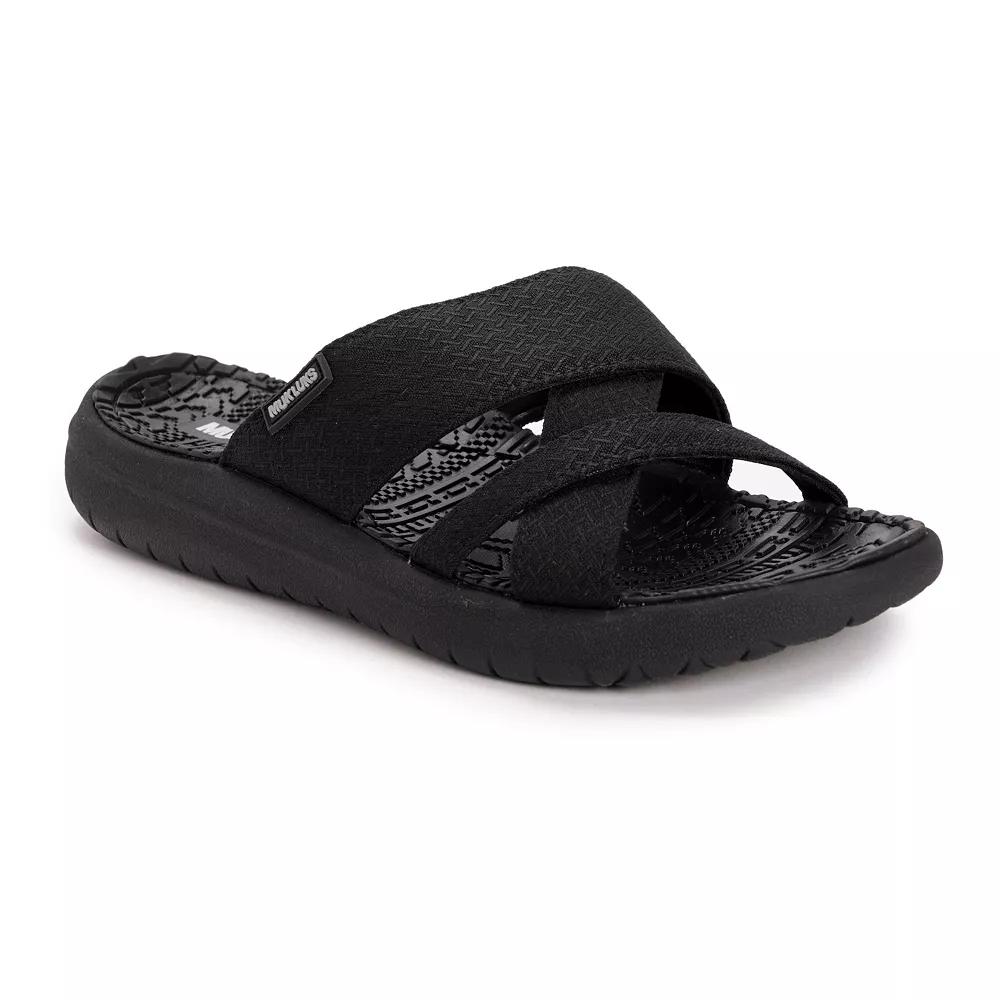 MUK LUKS Sassy Women's Cross-Over Slide Sandals,  Product Image