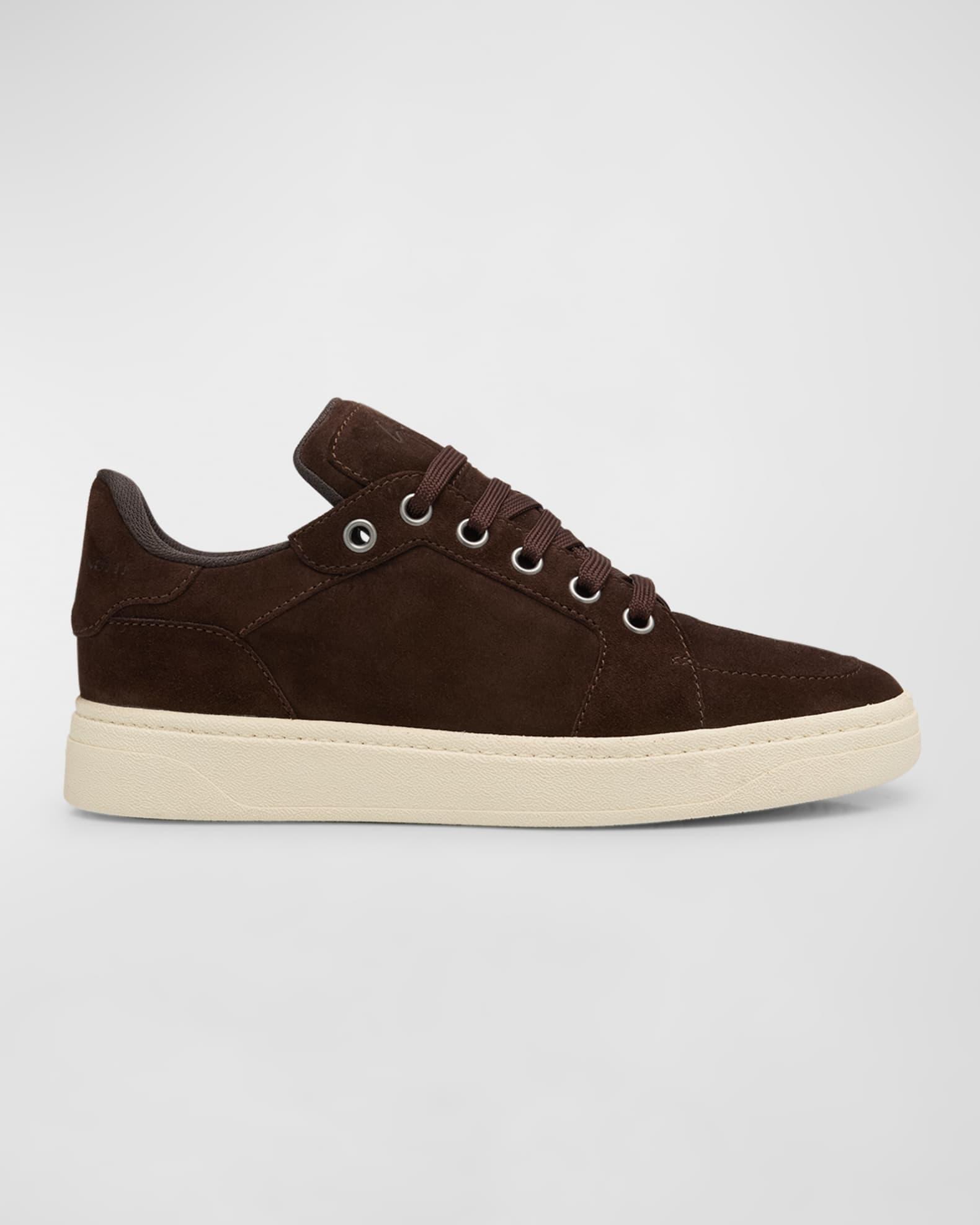 Mens Suede Low-Top Sneakers Product Image