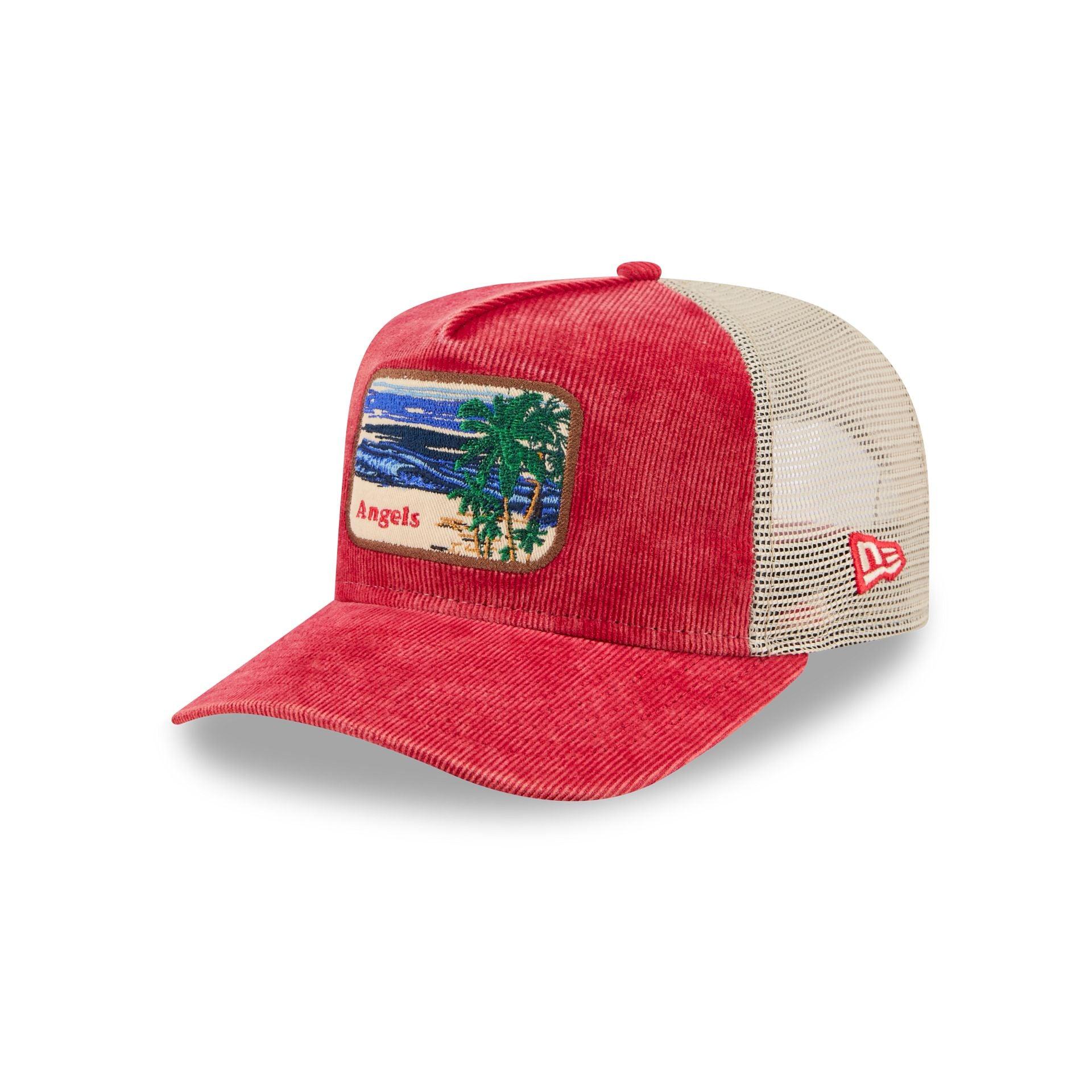 Los Angeles Angels Vintage Landscape 9FIFTY A-Frame Trucker Hat Male Product Image