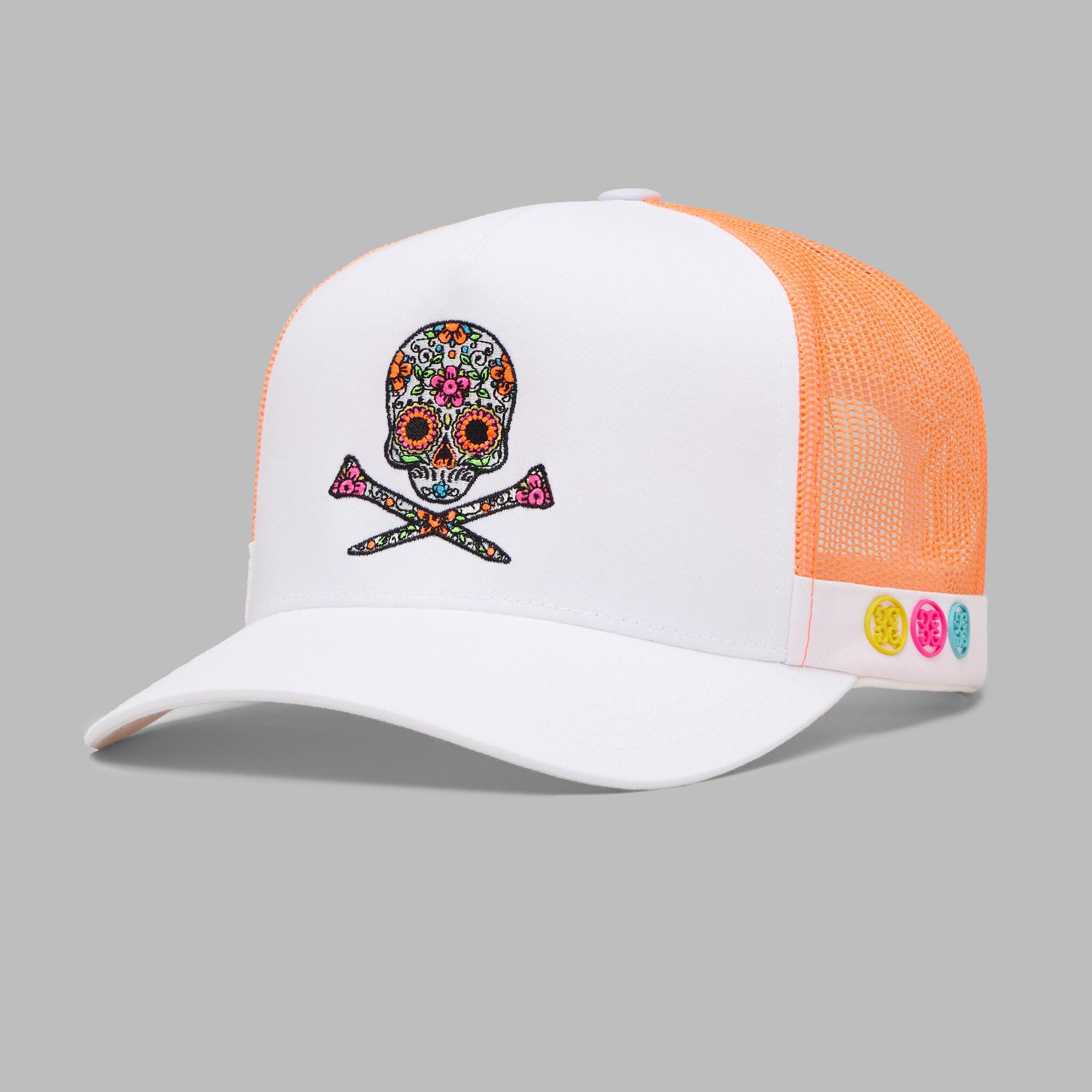 SUGAR SKULL & TEES COTTON TWILL TRUCKER HAT Product Image