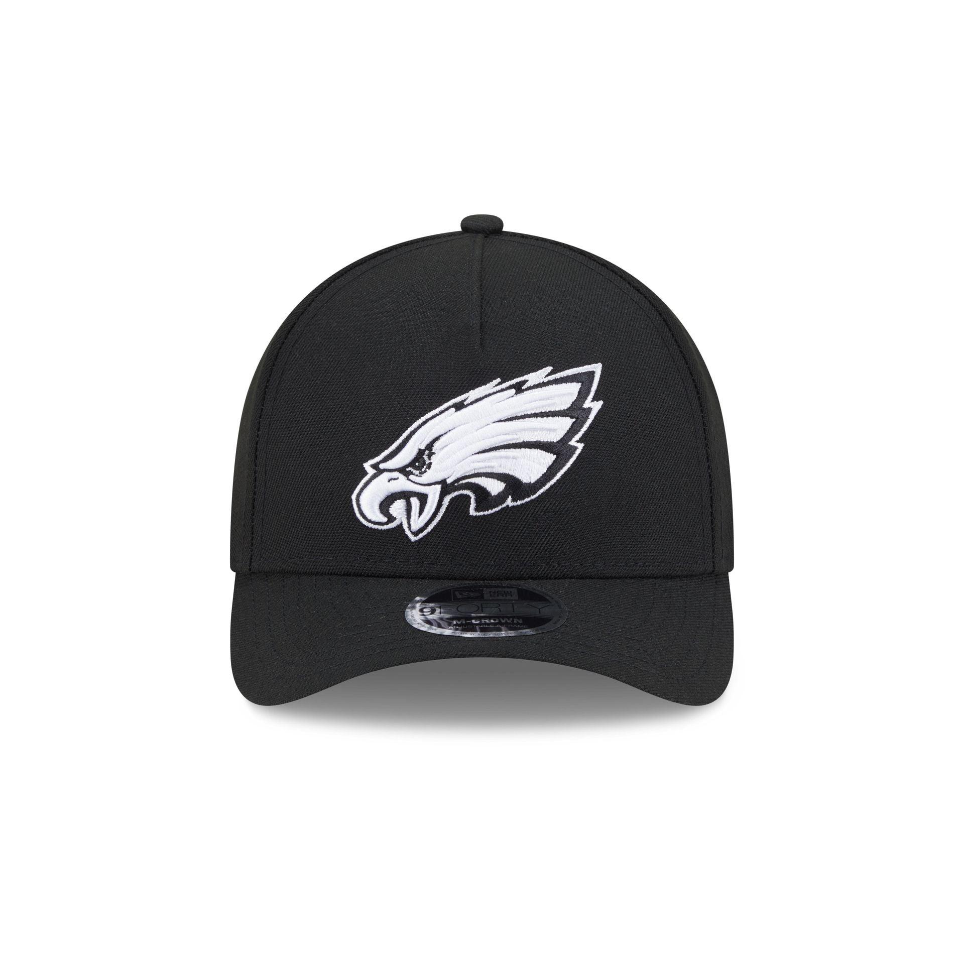 Minnesota Vikings Black & White 9FORTY M-Crown A-Frame Snapback Hat Male Product Image