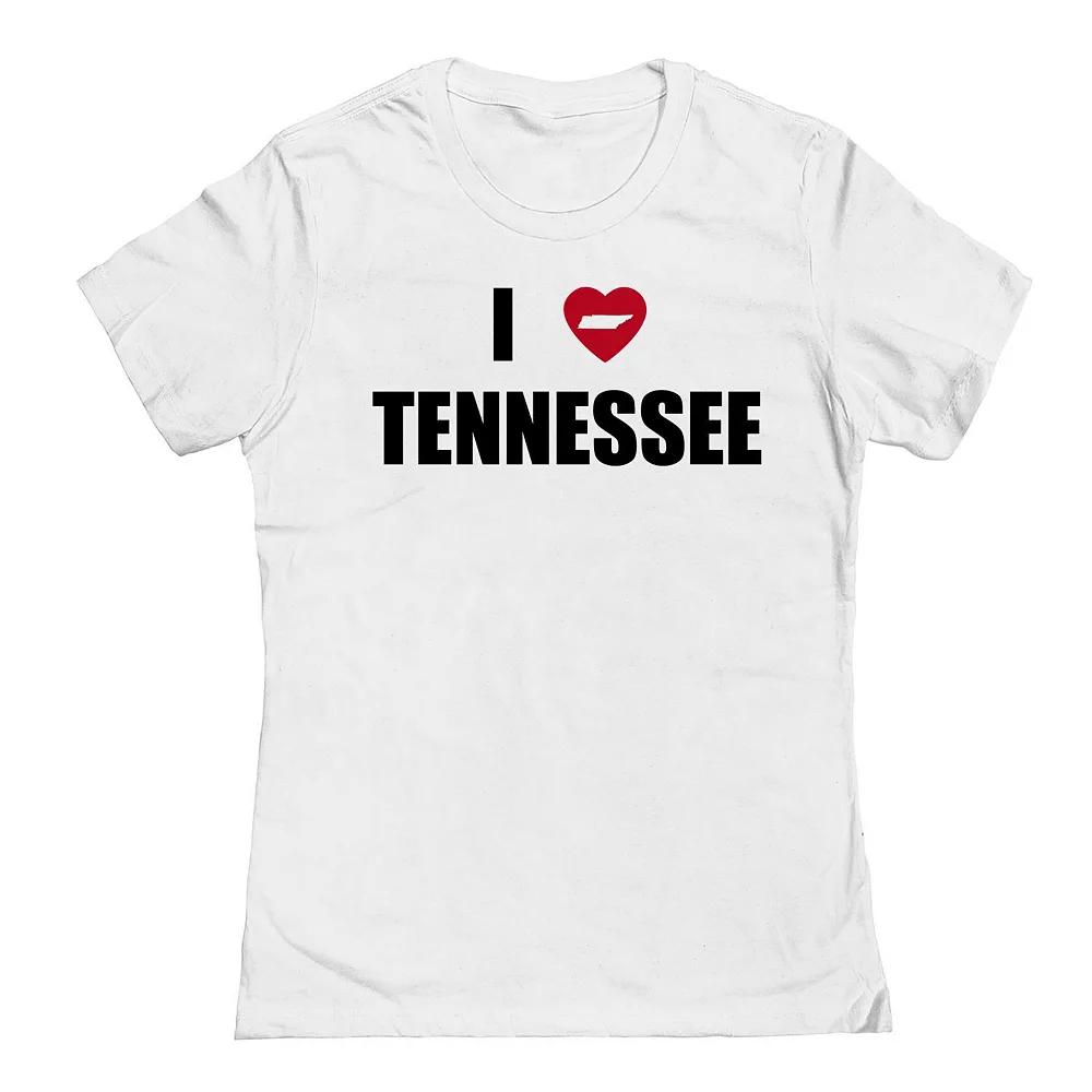 Junior's I Heart Tennessee Graphic Tee, Women's,  Product Image