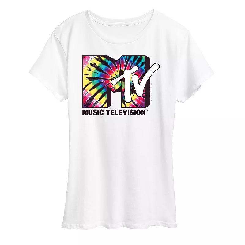 Women's MTV Tie Dye Logo Graphic Tee, Girl's,  Product Image