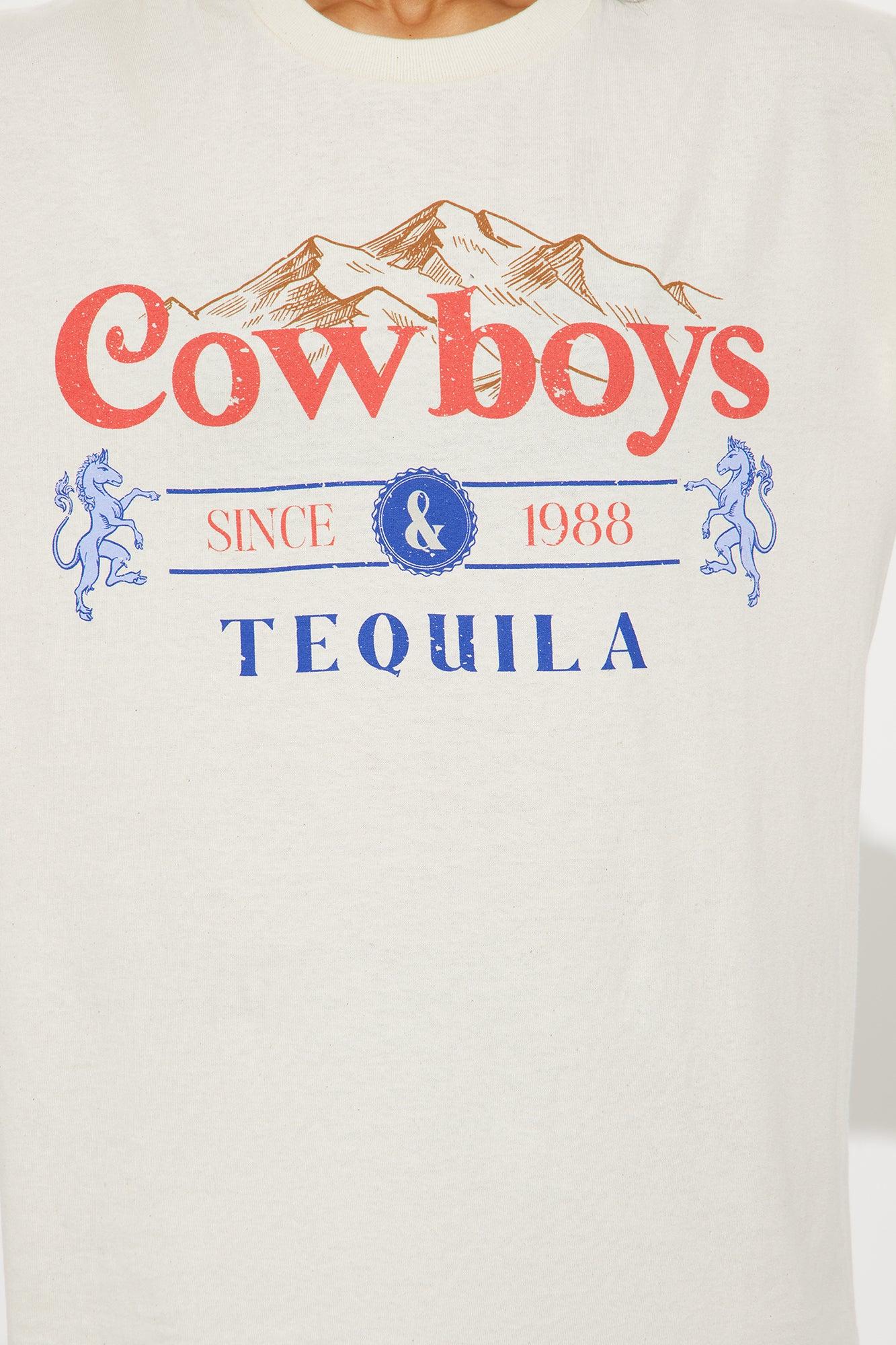 Cowboys Tequila Graphic Tee - Natural Product Image