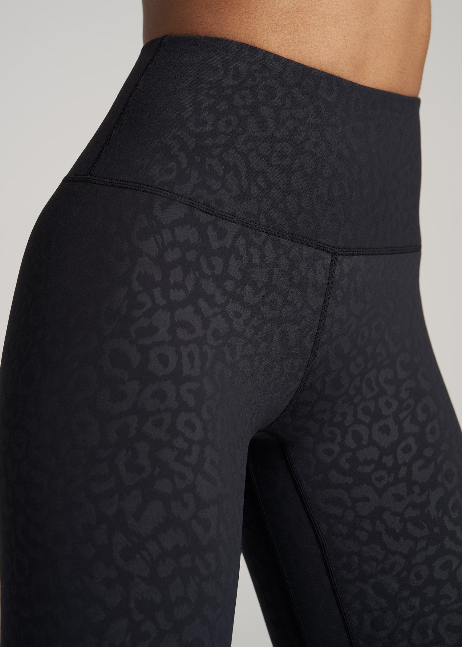 Balance High-Rise Leggings for Tall Women in Black Cheetah Print Product Image