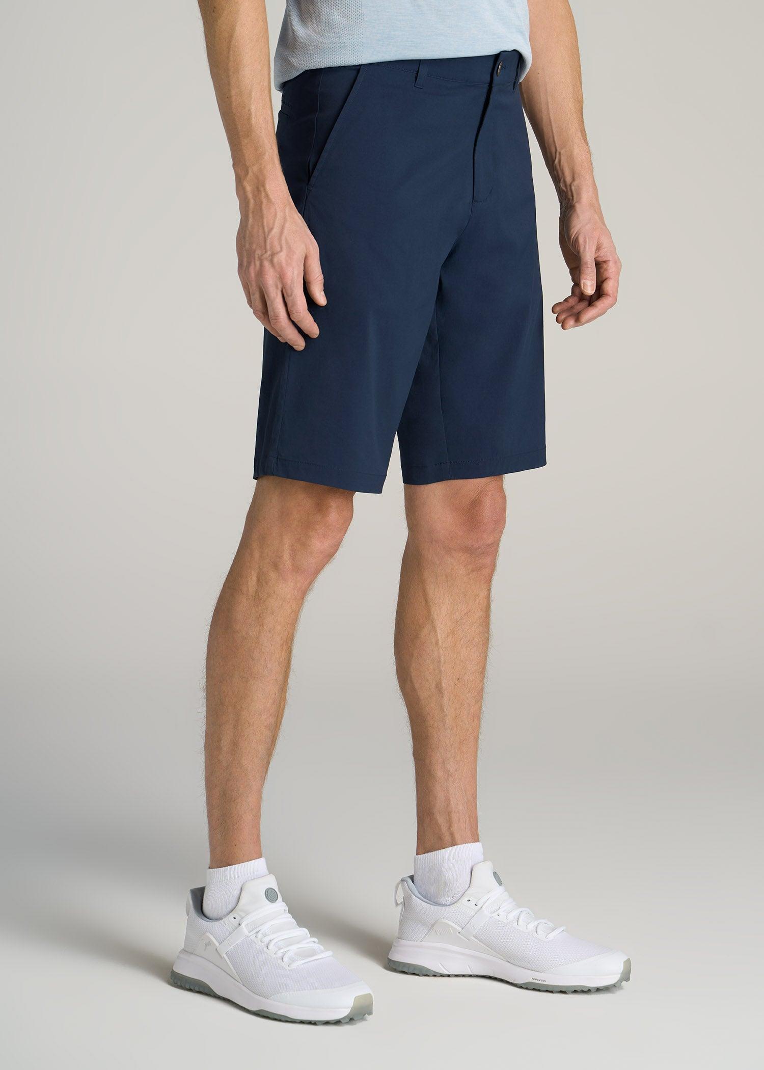 Traveler Chino Shorts for Tall Men in Marine Navy Male Product Image