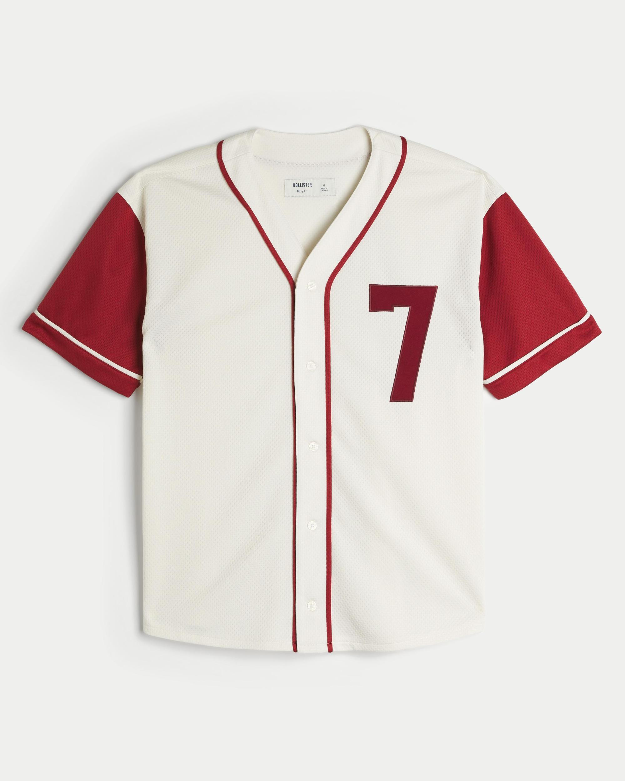 Boxy Looney Tunes Graphic Baseball Jersey Product Image
