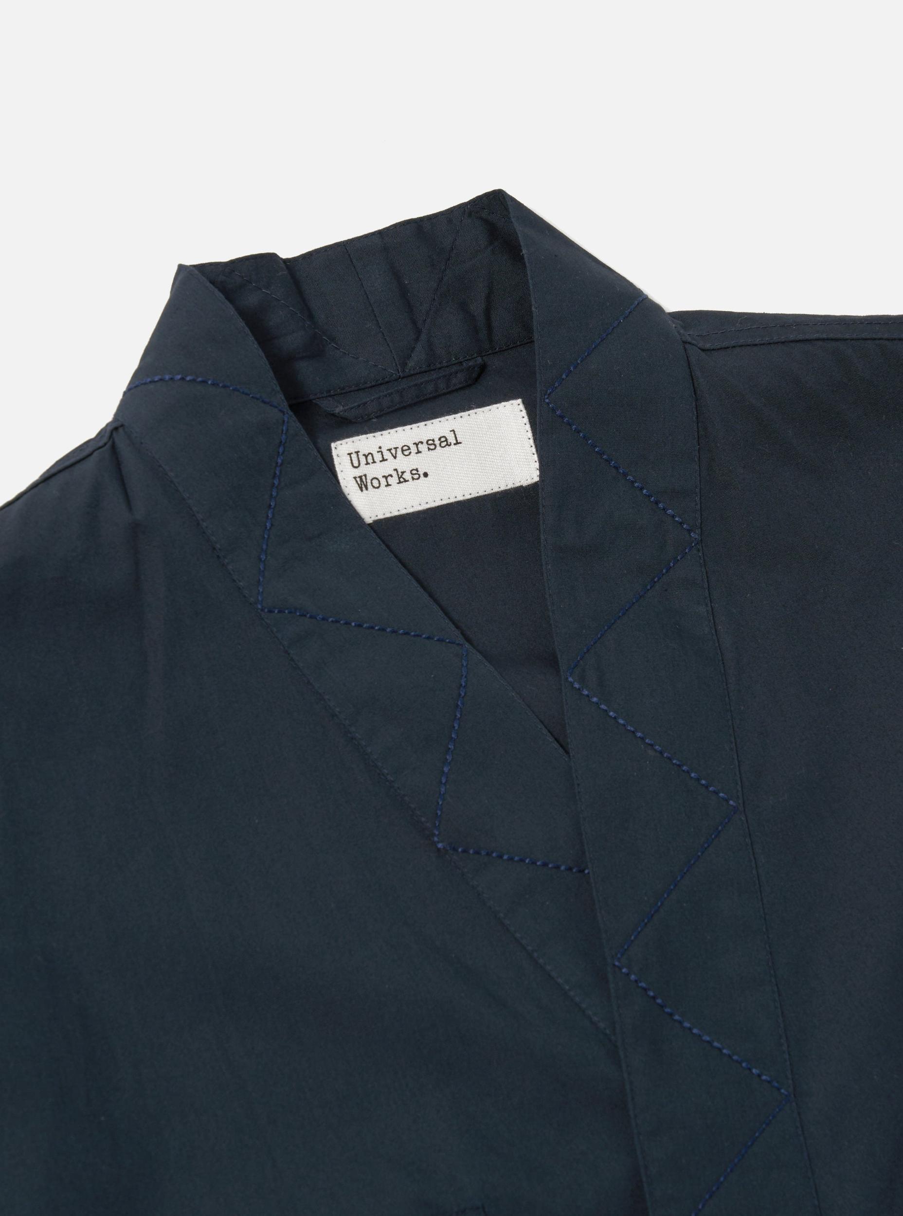 Universal Works Osaka Work Jacket in Navy Broadcloth Product Image