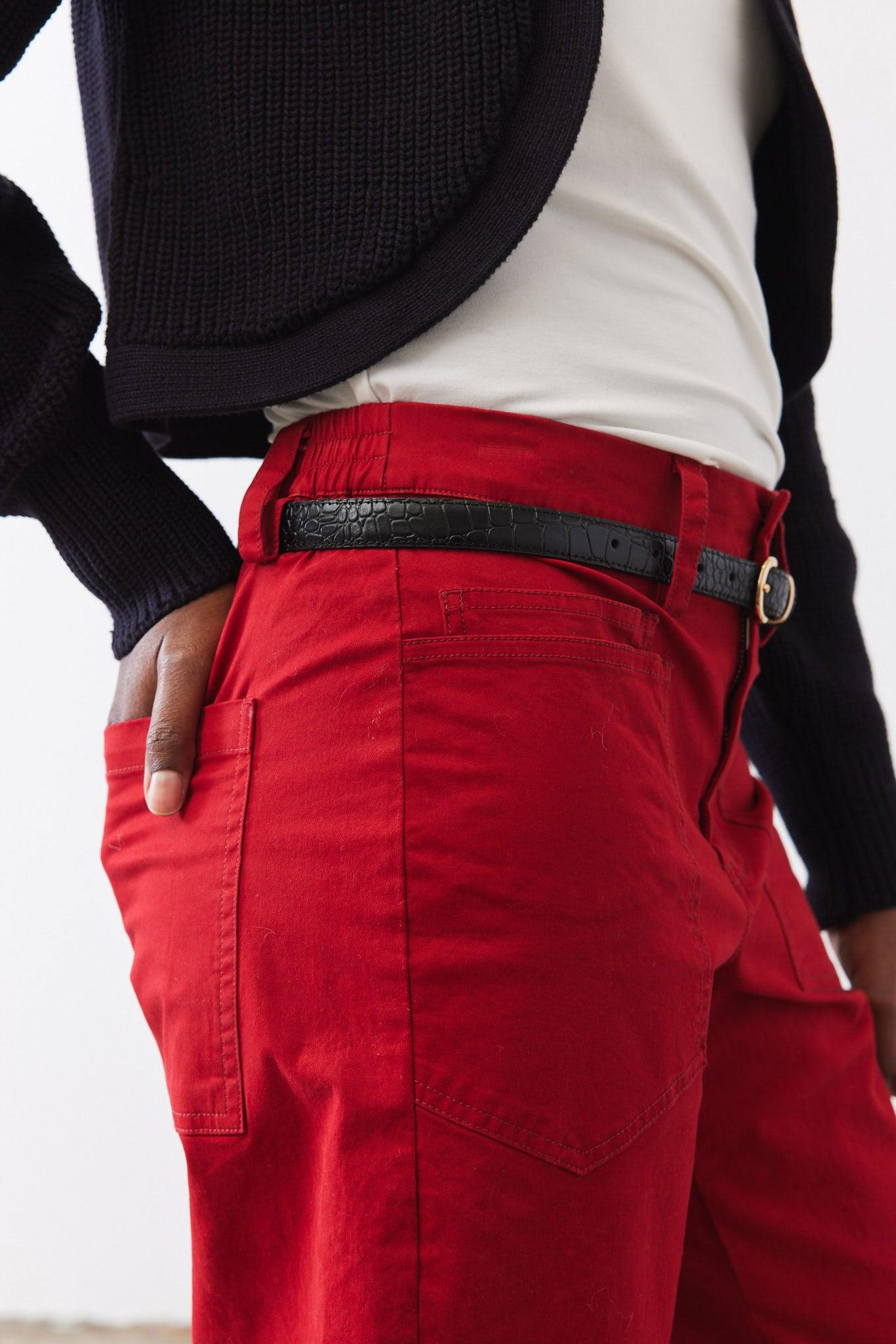 The Slouchy Soft Twill Pants Product Image