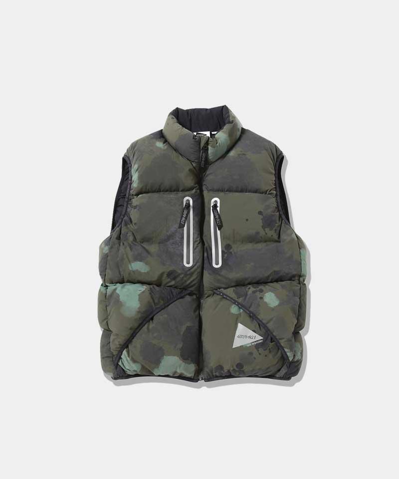 Gramicci x and wander Down Vest Male Product Image