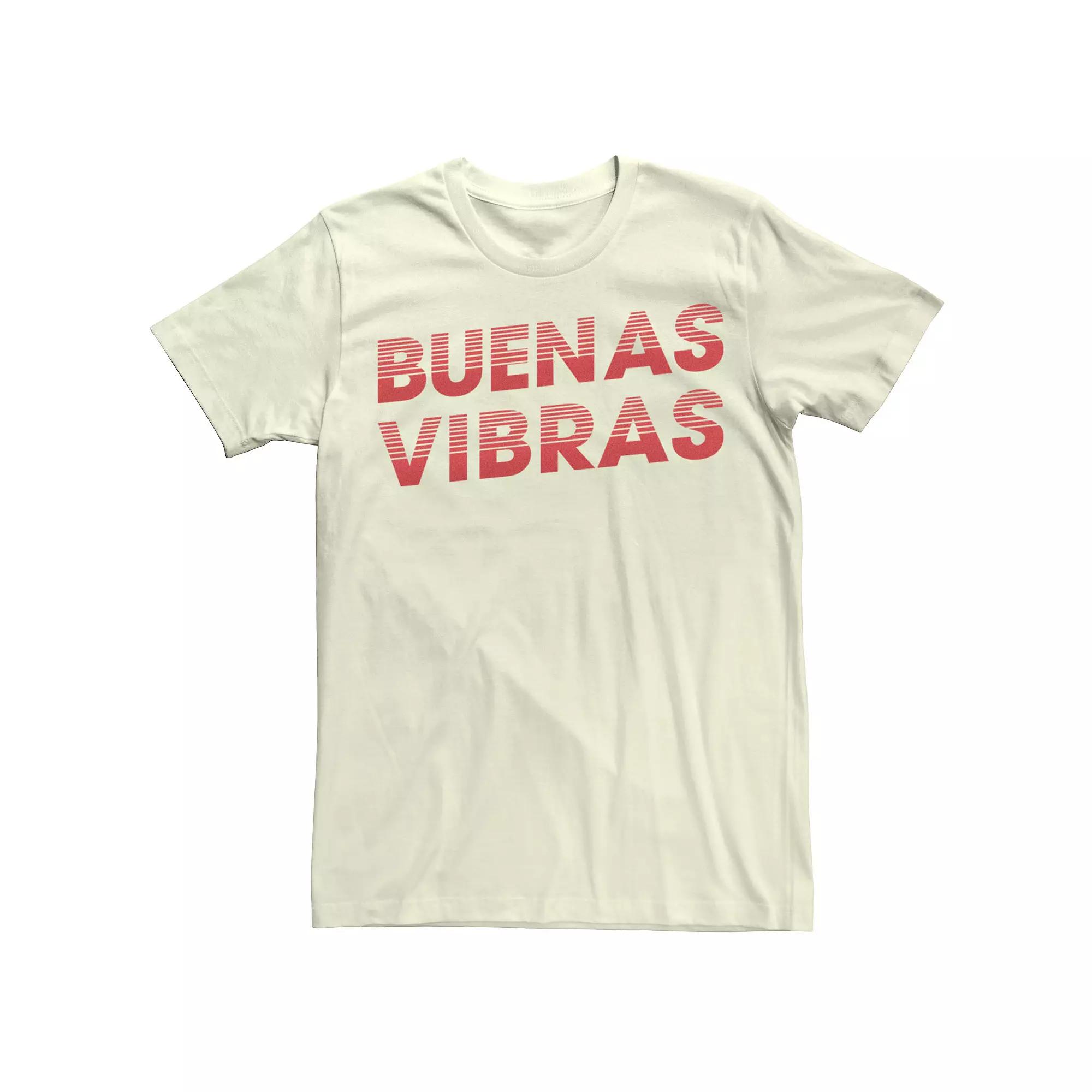 Men's Vibras Buenas Vintage Text Tee,  Product Image