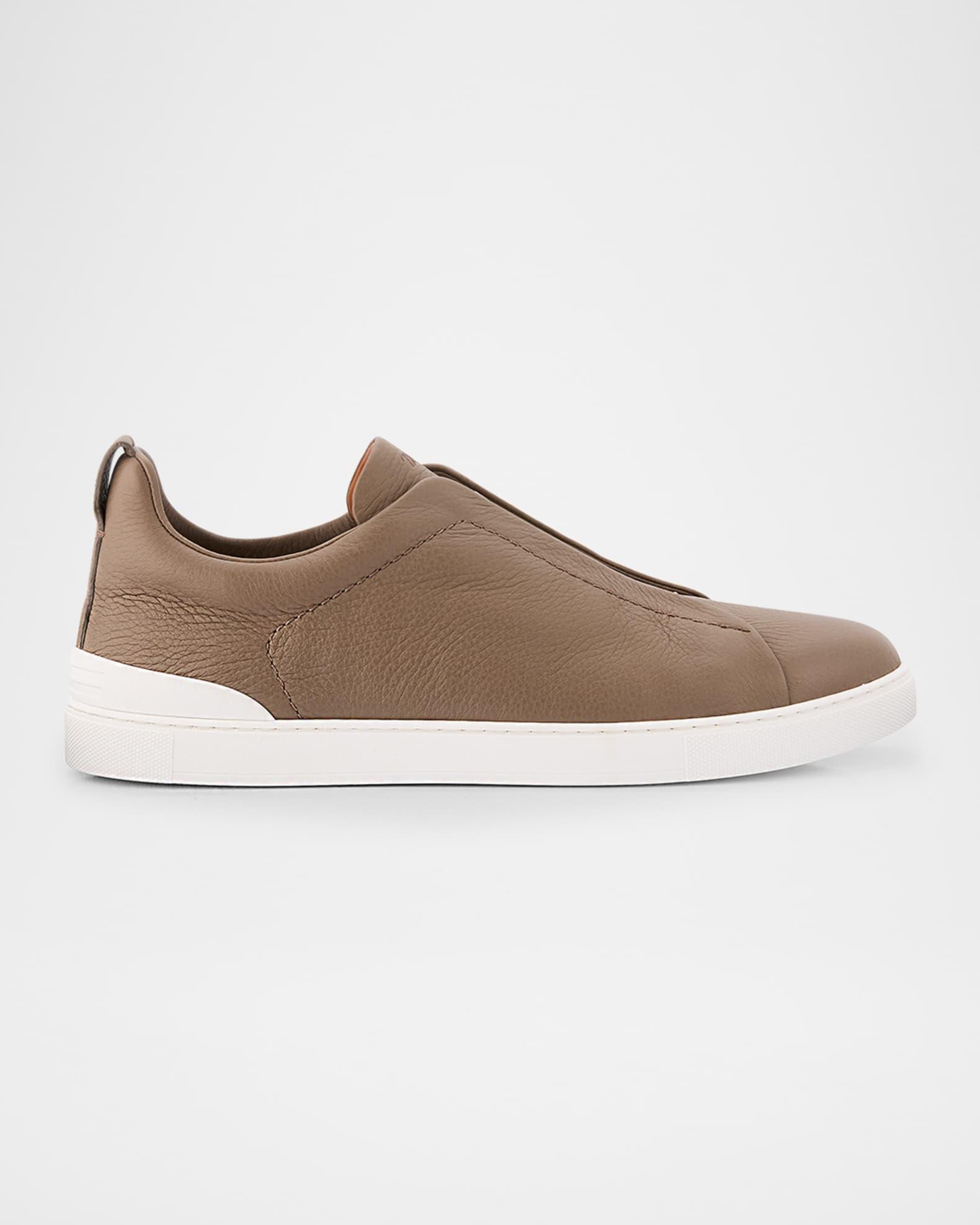 Mens Deerskin Triple Stitch Sneakers Product Image